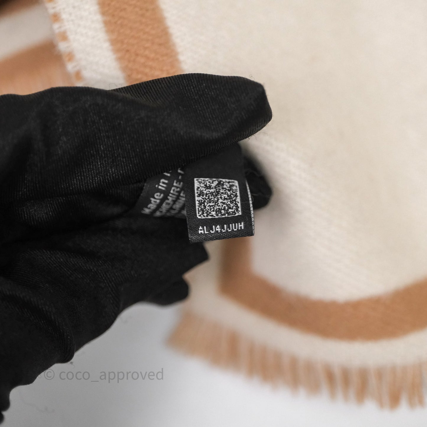 Chanel Cashmere CC Fringe Scarf