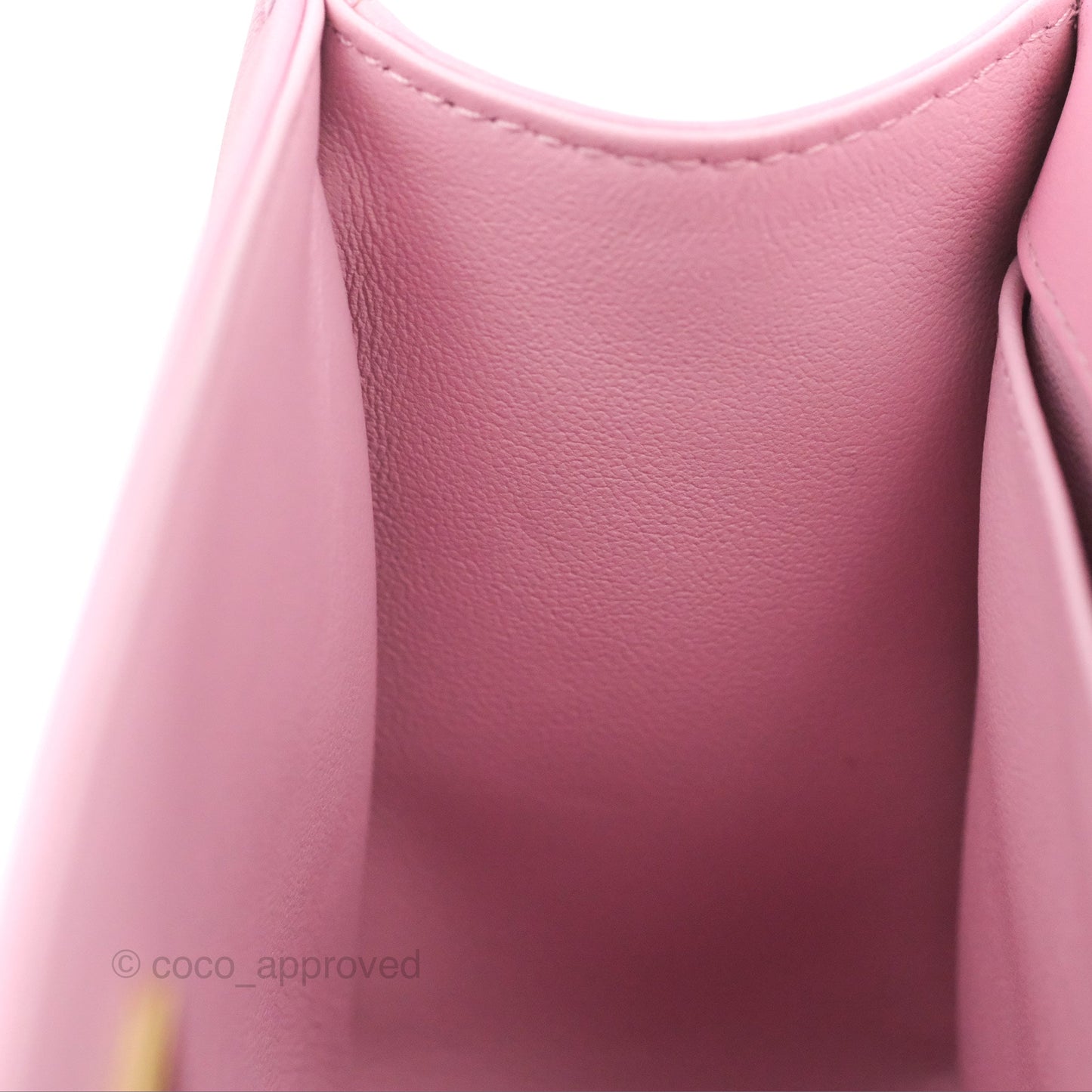 Chanel Chevron Medium Boy Pink Calfskin Gold Hardware