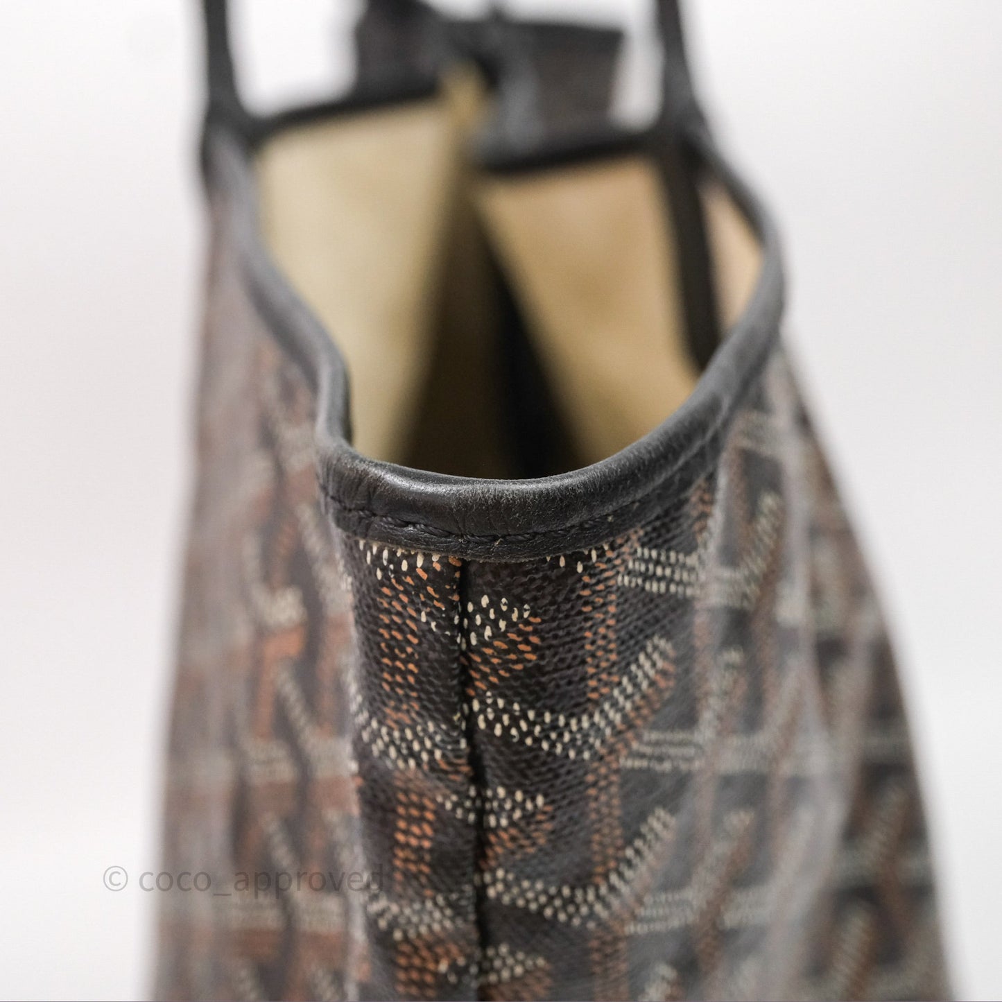Goyard St Louis Tote PM Black
