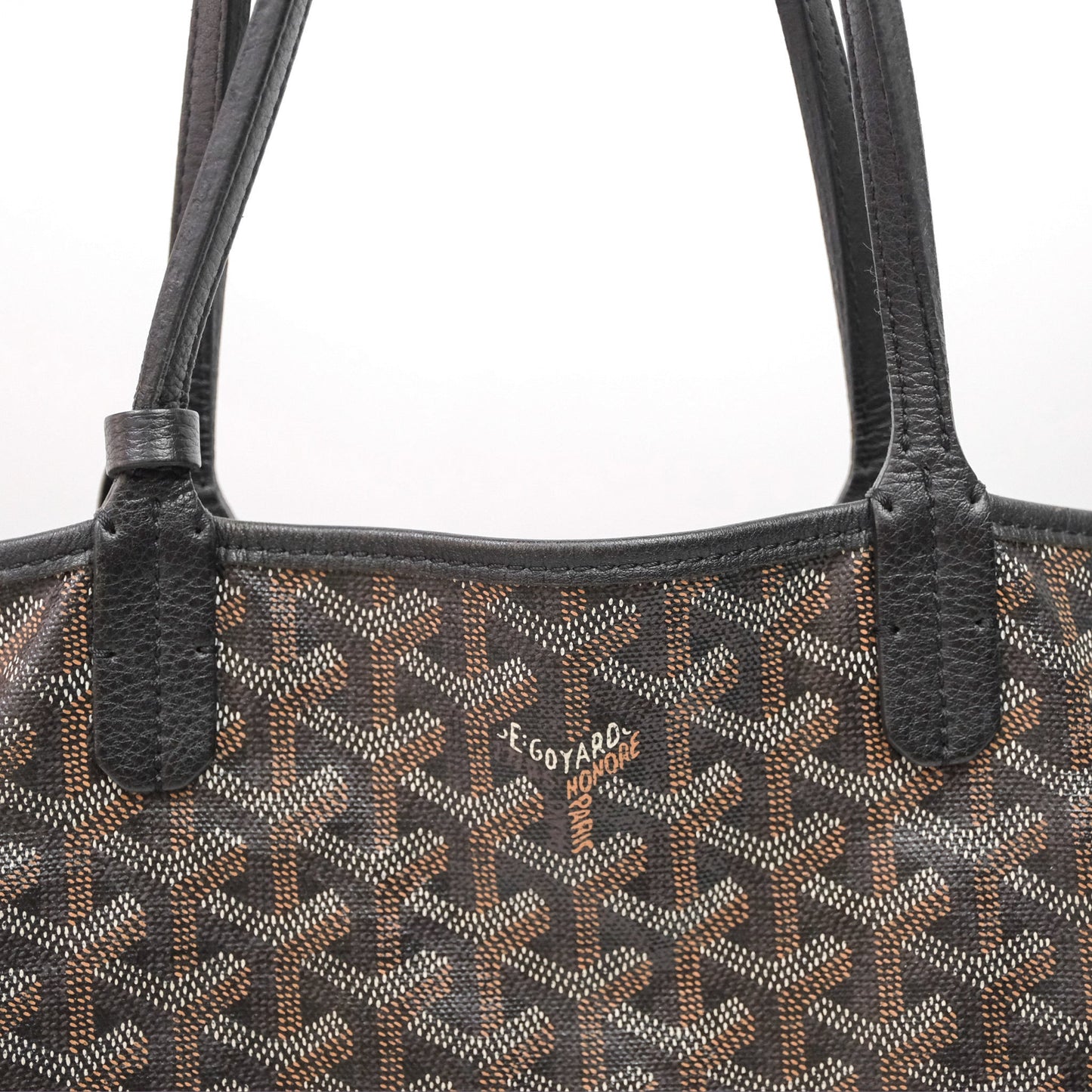 Goyard St Louis Tote PM Black