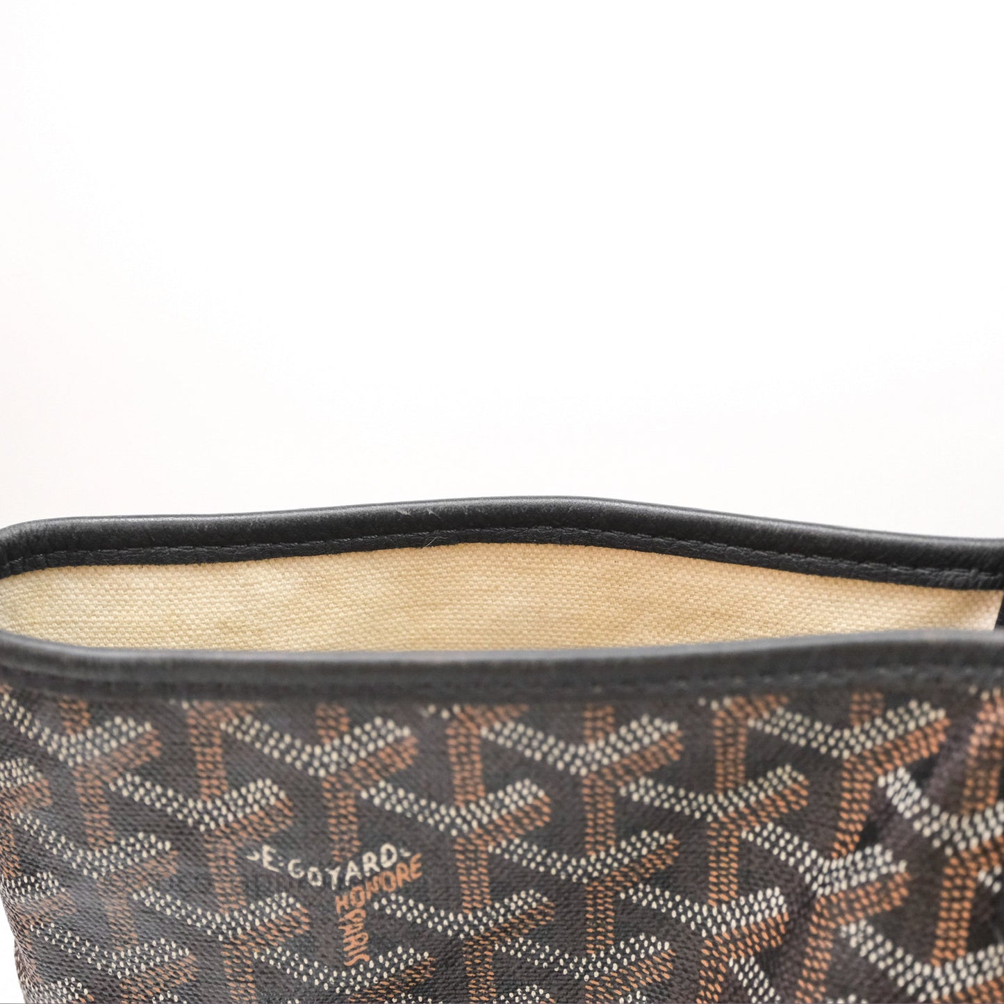 Goyard St Louis Tote PM Black