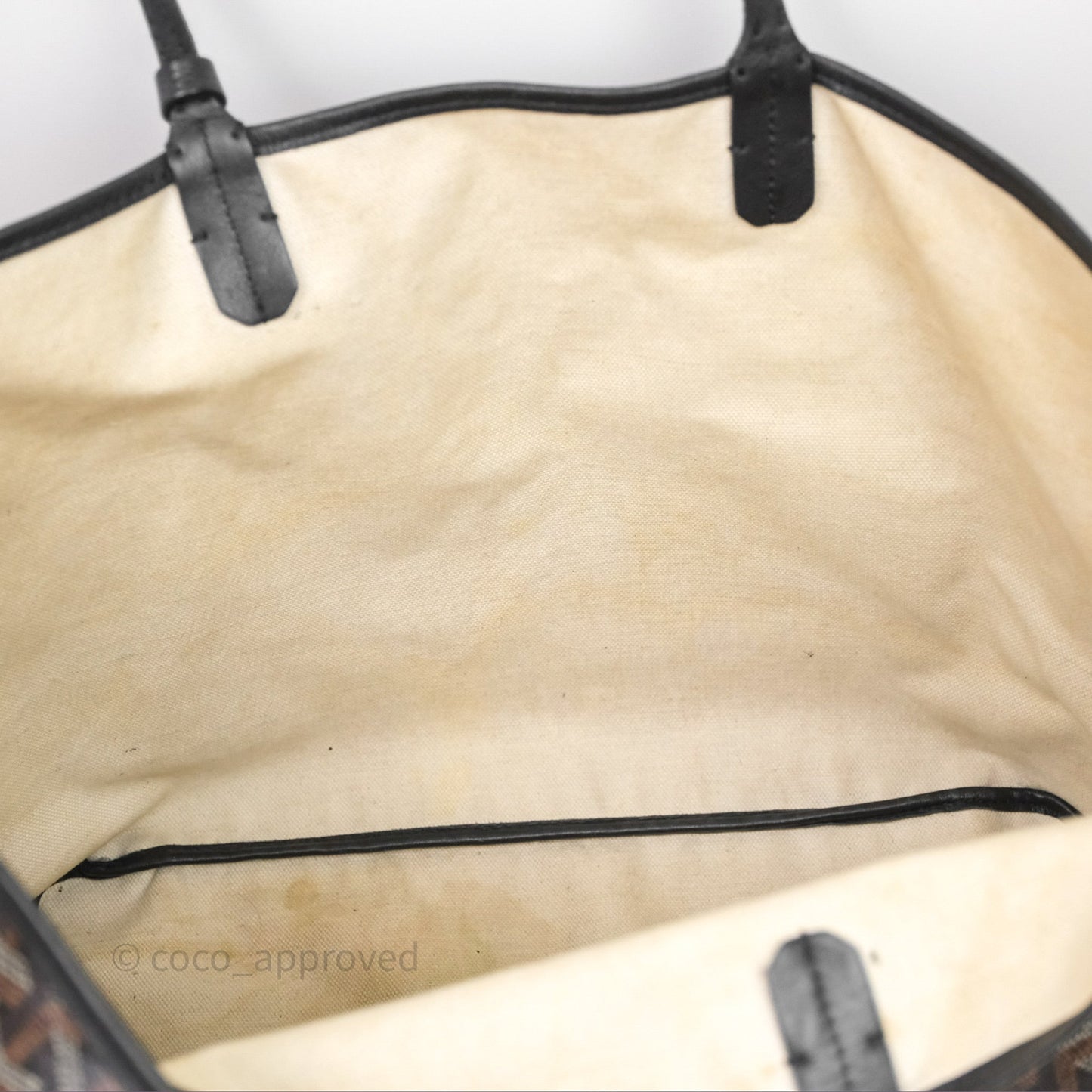 Goyard St Louis Tote PM Black