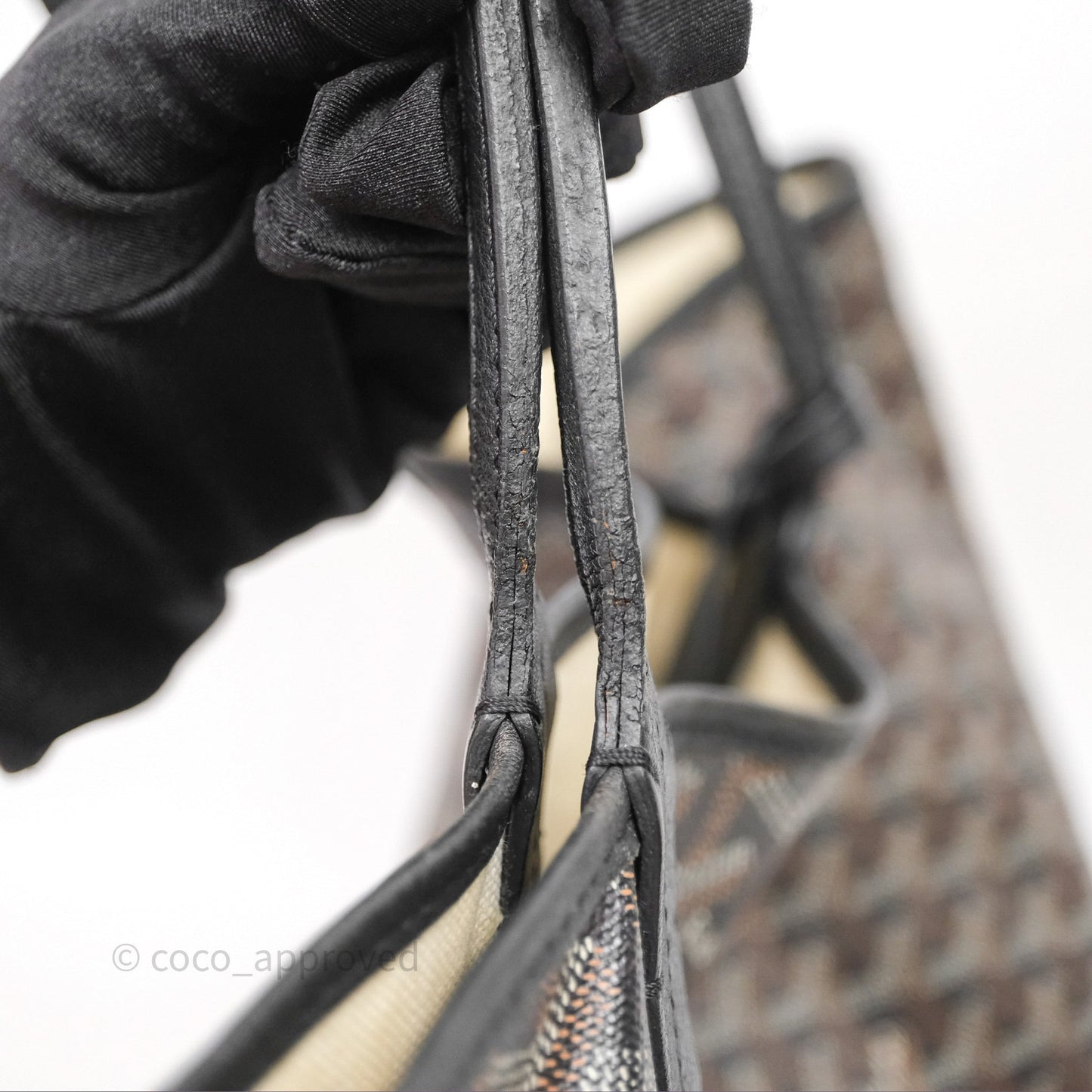 Goyard St Louis Tote PM Black