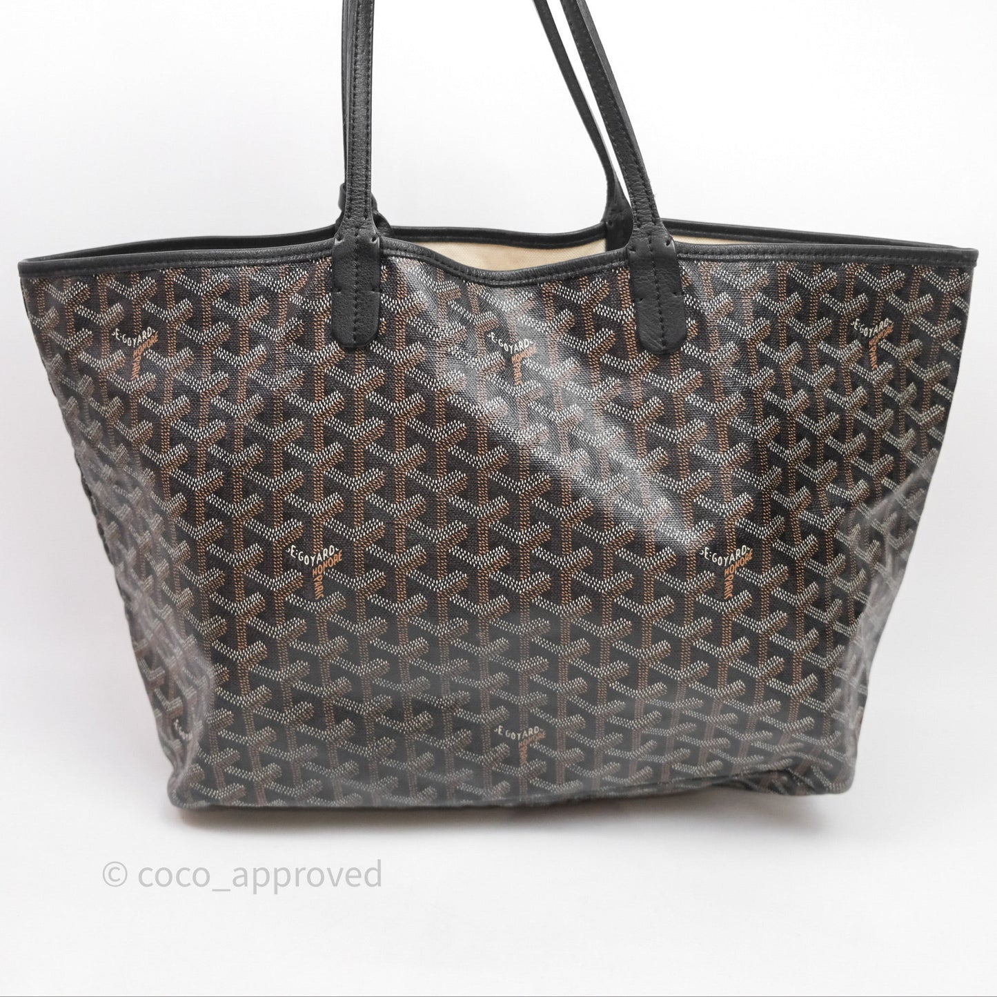 Goyard St Louis Tote PM Black