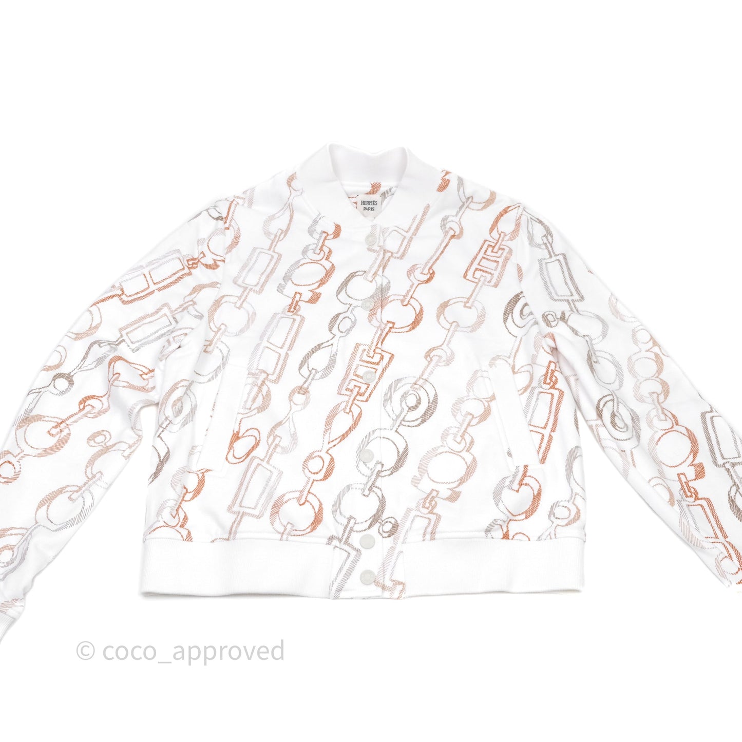 Hermès Do Re Boucles Teddy Cotton Blouson Jacket