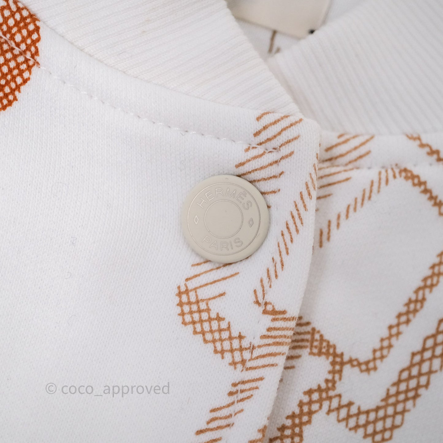 Hermès Do Re Boucles Teddy Cotton Blouson Jacket