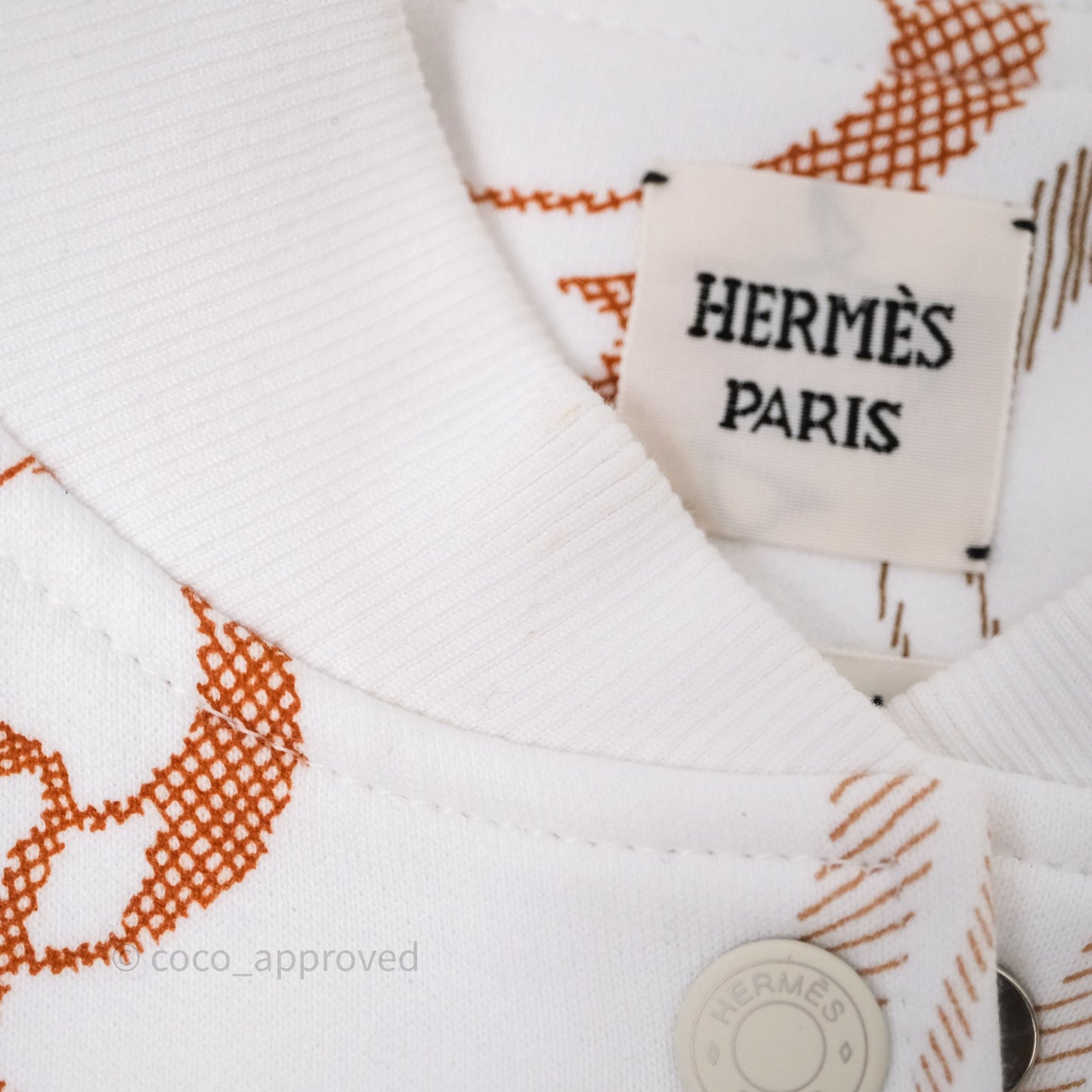 Hermès Do Re Boucles Teddy Cotton Blouson Jacket