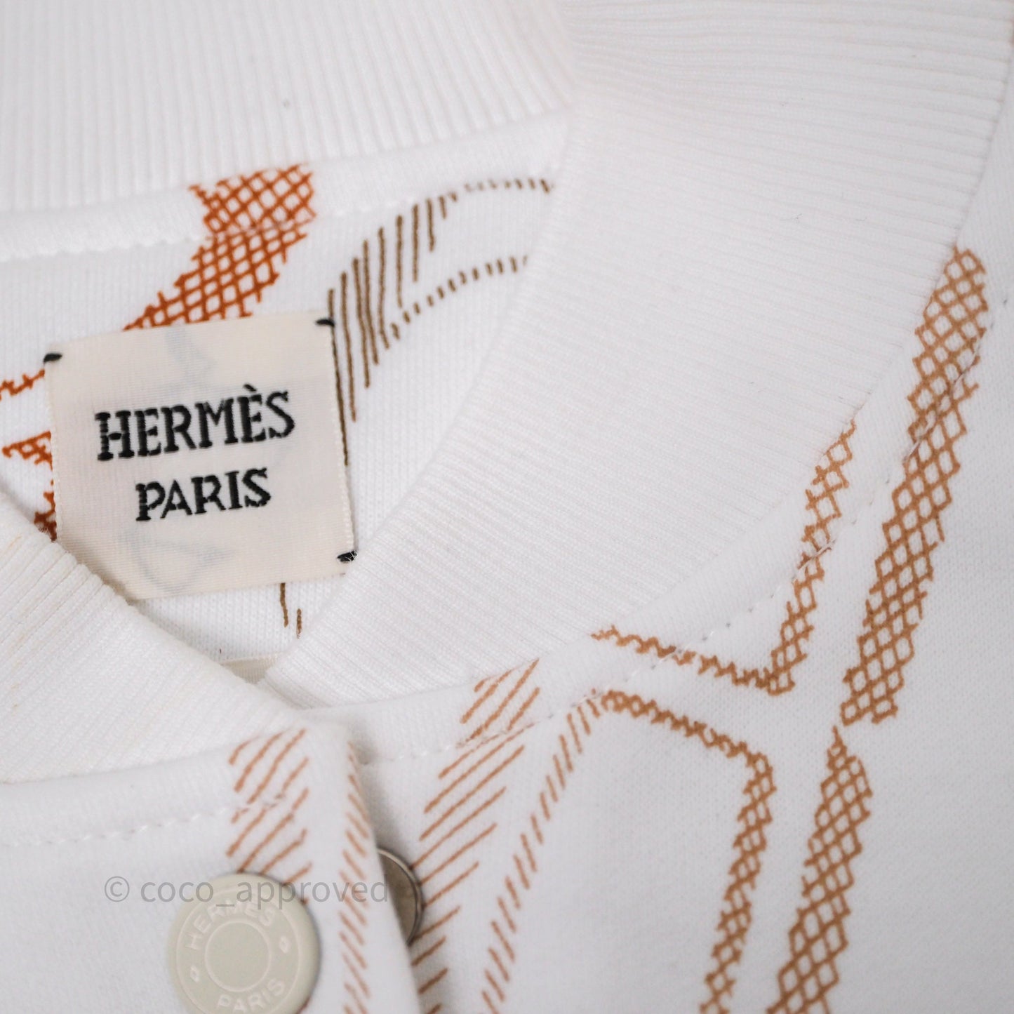 Hermès Do Re Boucles Teddy Cotton Blouson Jacket