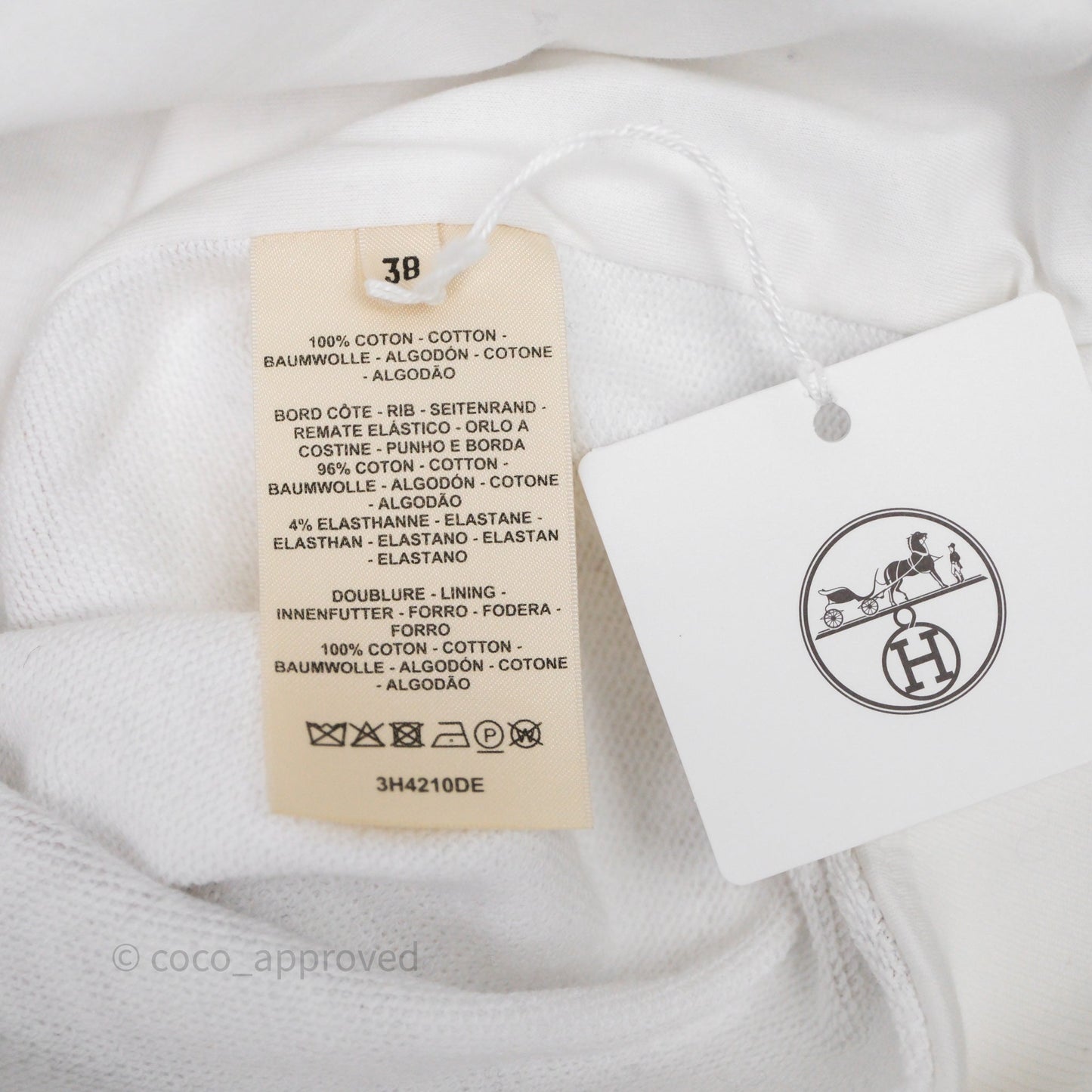 Hermès Do Re Boucles Teddy Cotton Blouson Jacket