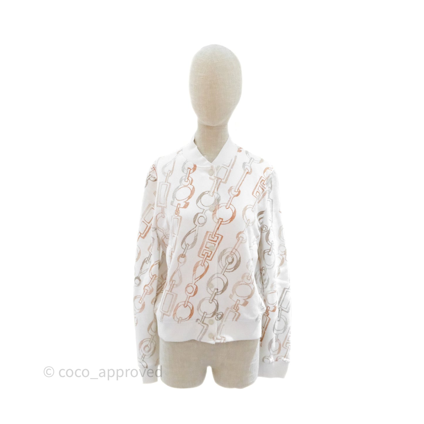 Hermès Do Re Boucles Teddy Cotton Blouson Jacket