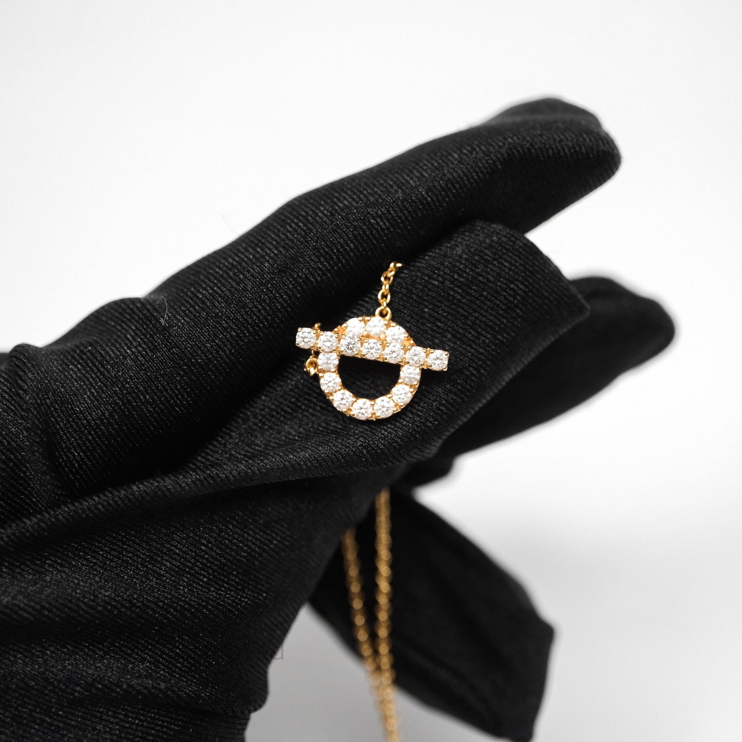 Hermès Finesse Necklace Rose Gold