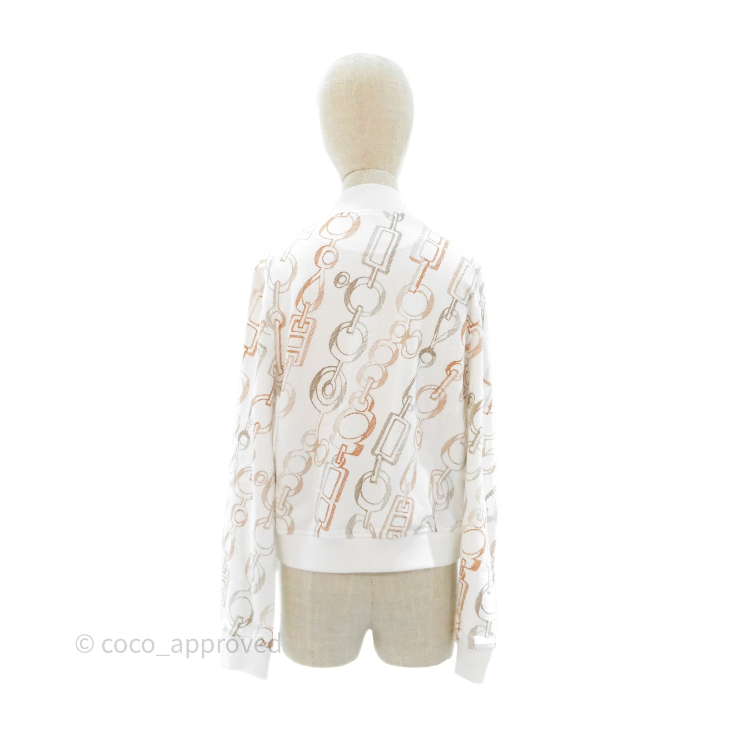 Hermès Do Re Boucles Teddy Cotton Blouson Jacket