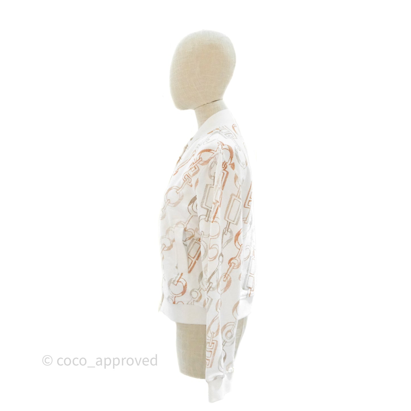 Hermès Do Re Boucles Teddy Cotton Blouson Jacket