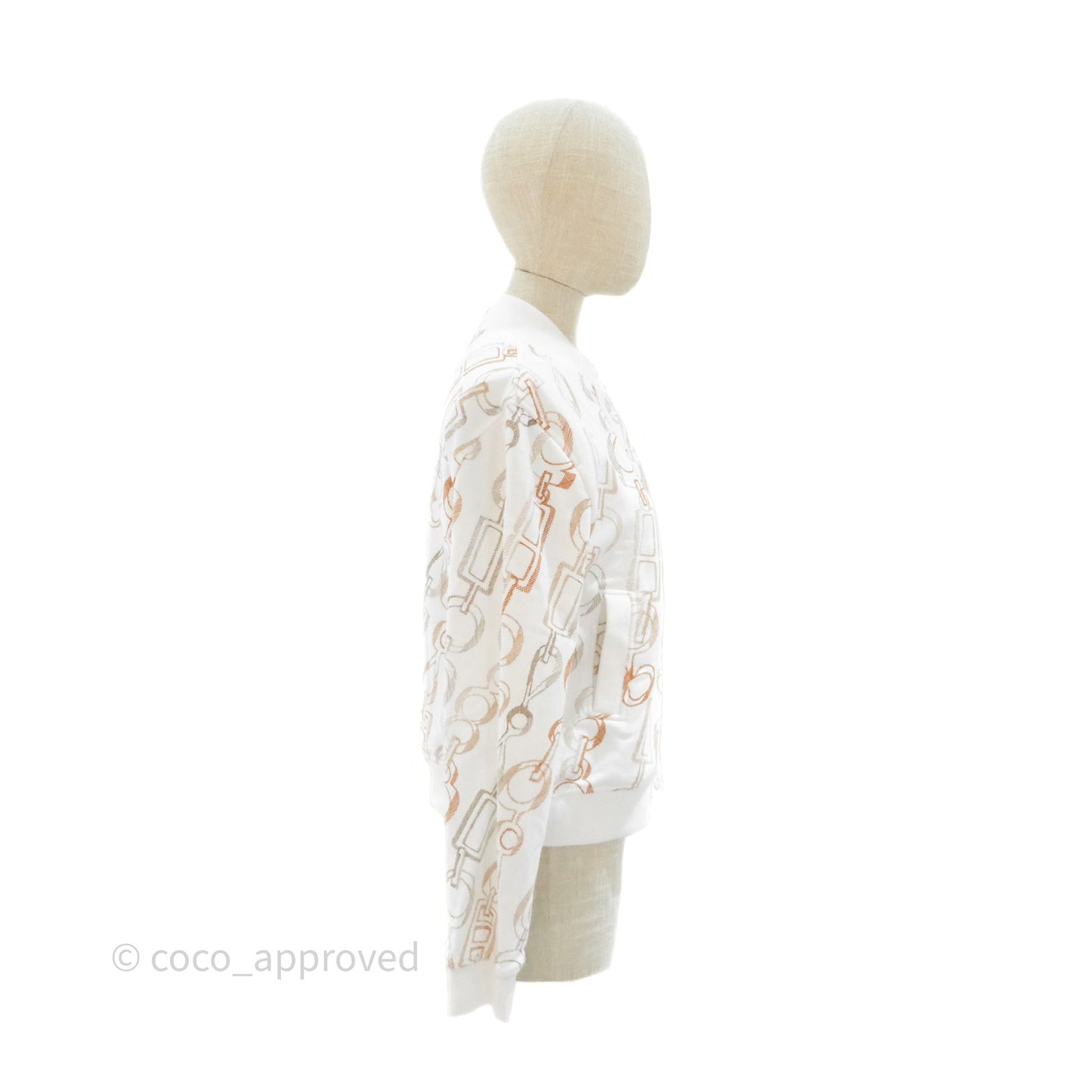 Hermès Do Re Boucles Teddy Cotton Blouson Jacket