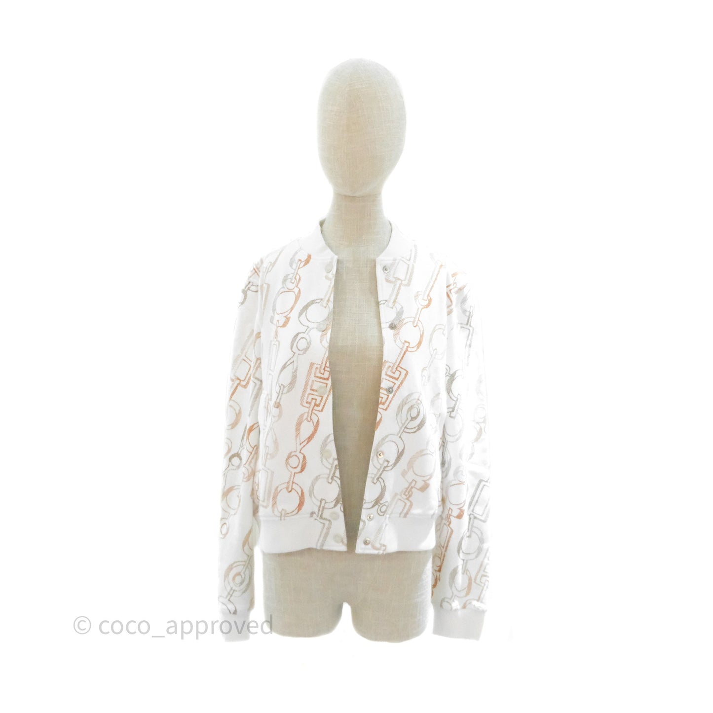 Hermès Do Re Boucles Teddy Cotton Blouson Jacket
