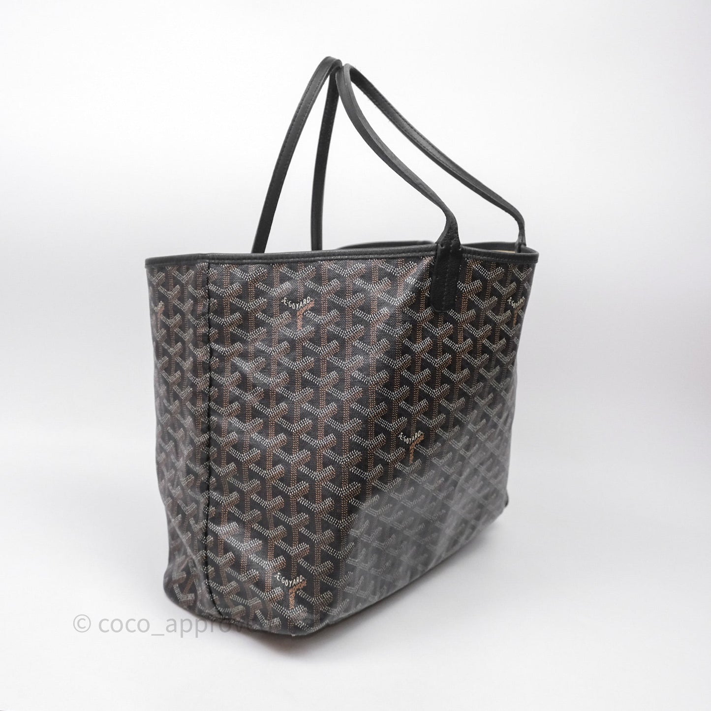 Goyard St Louis Tote PM Black