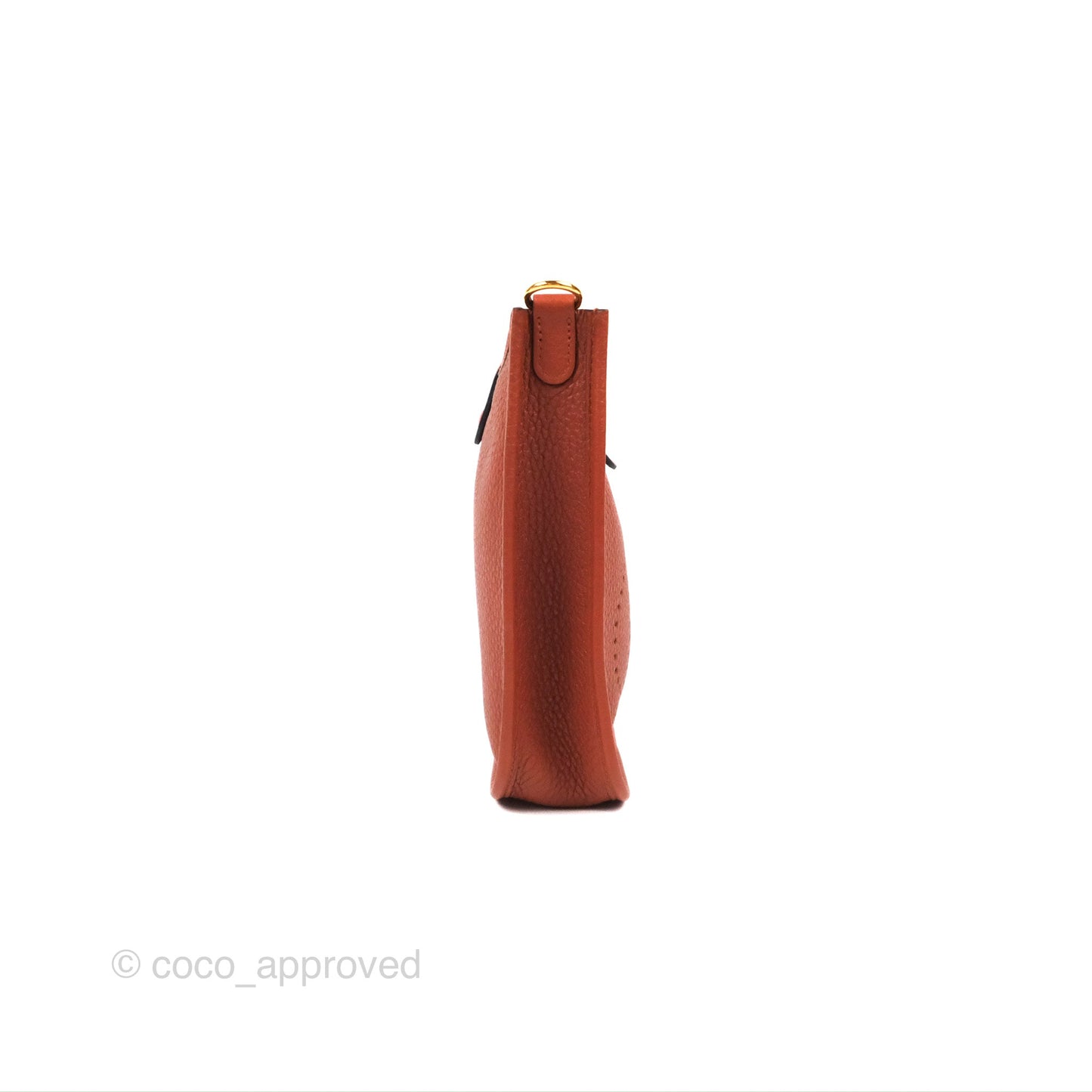 Hermès Mini Evelyne 16 Cuivre Clemence Gold Hardware