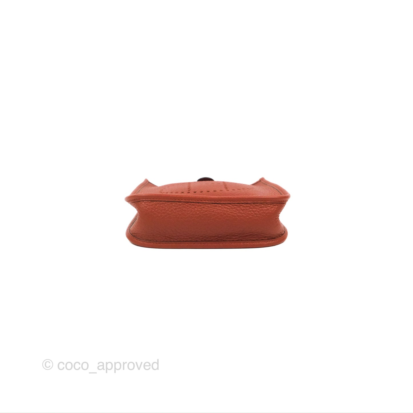 Hermès Mini Evelyne 16 Cuivre Clemence Gold Hardware