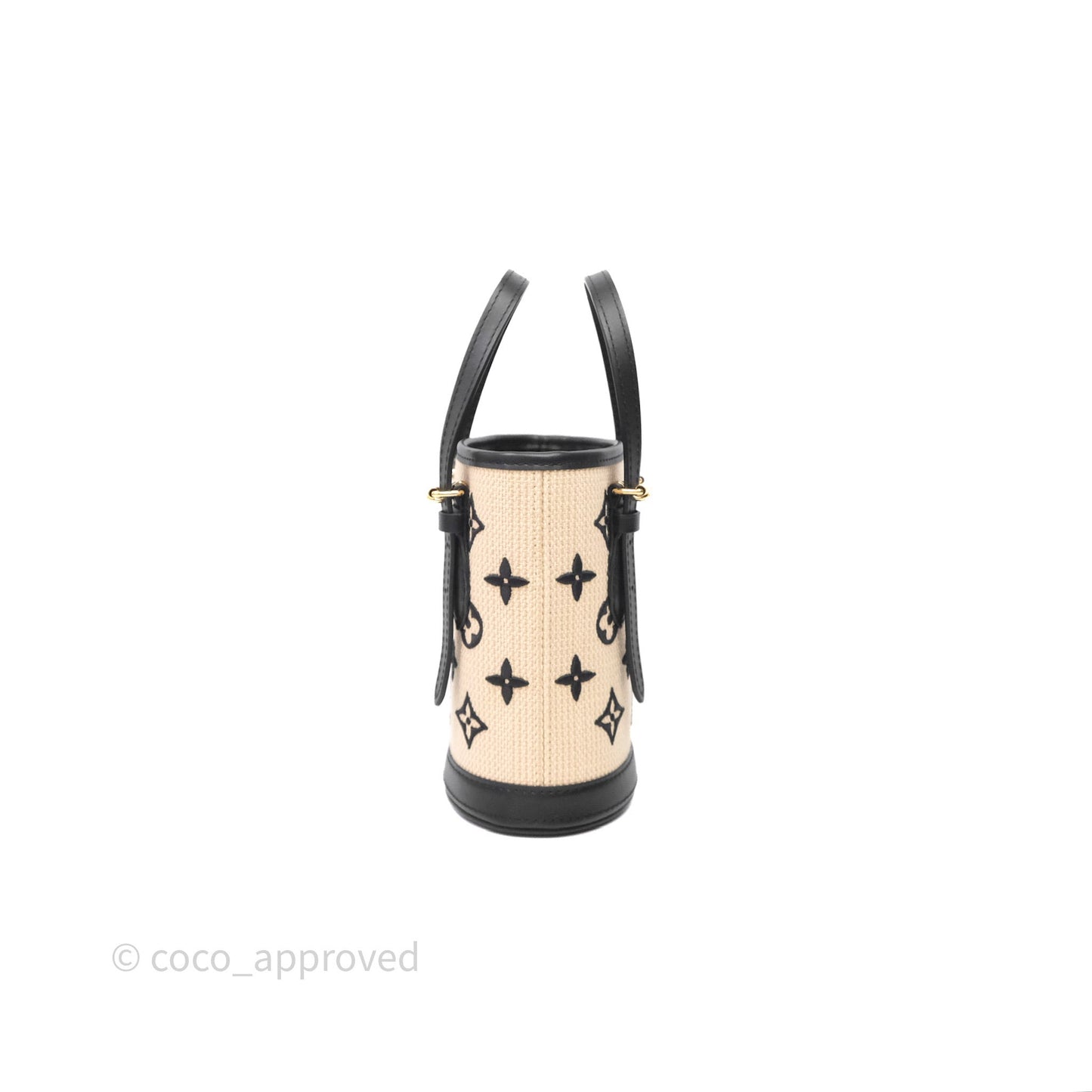 Louis Vuitton Nano By The Pool Bucket Bag Monogram Black
