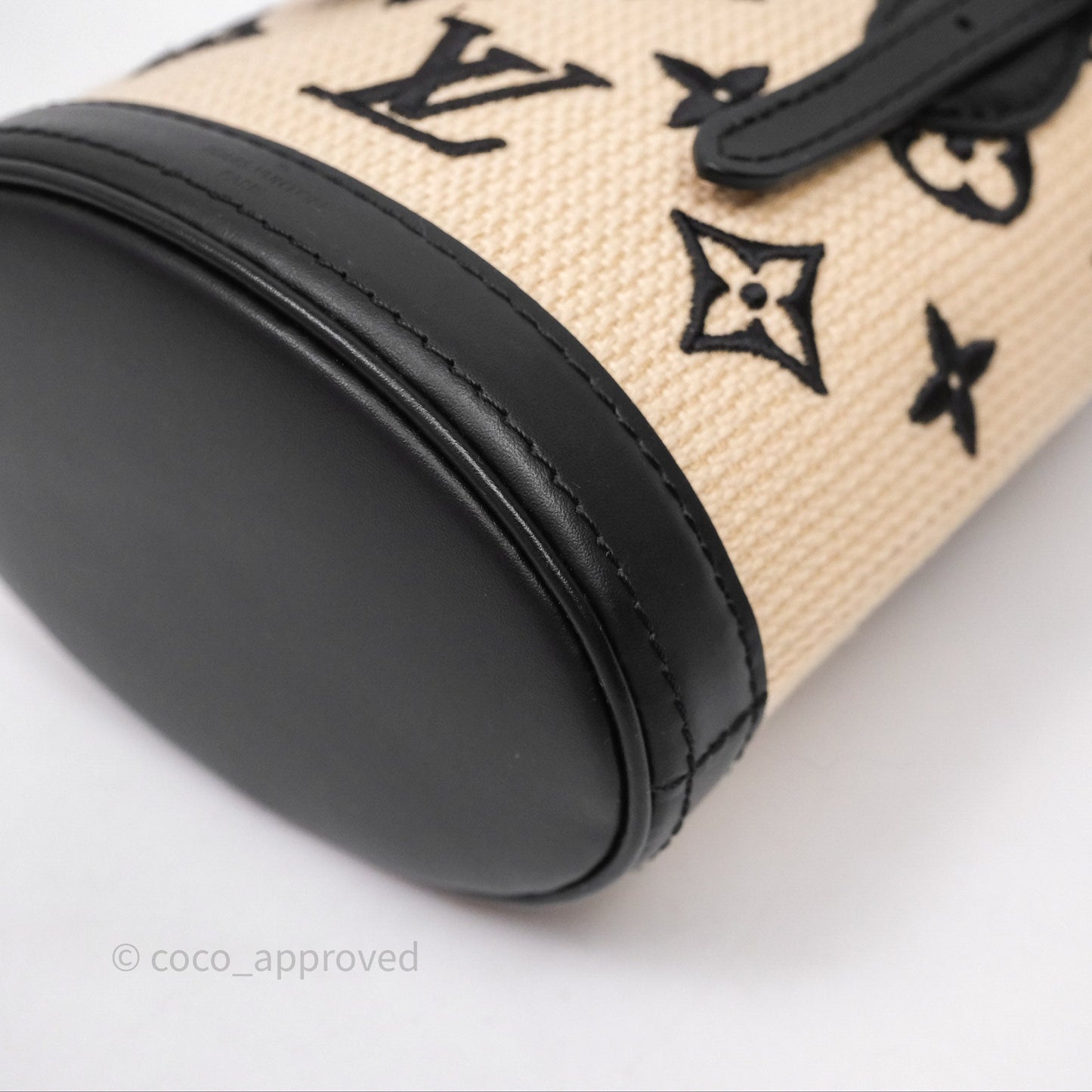 Louis Vuitton Nano By The Pool Bucket Bag Monogram Black