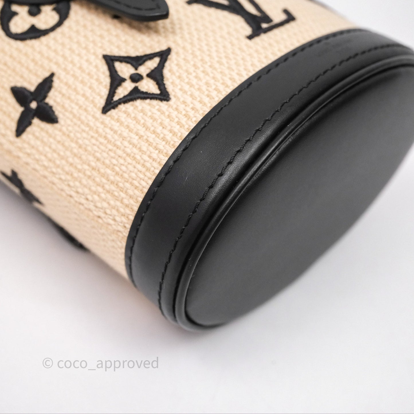 Louis Vuitton Nano By The Pool Bucket Bag Monogram Black