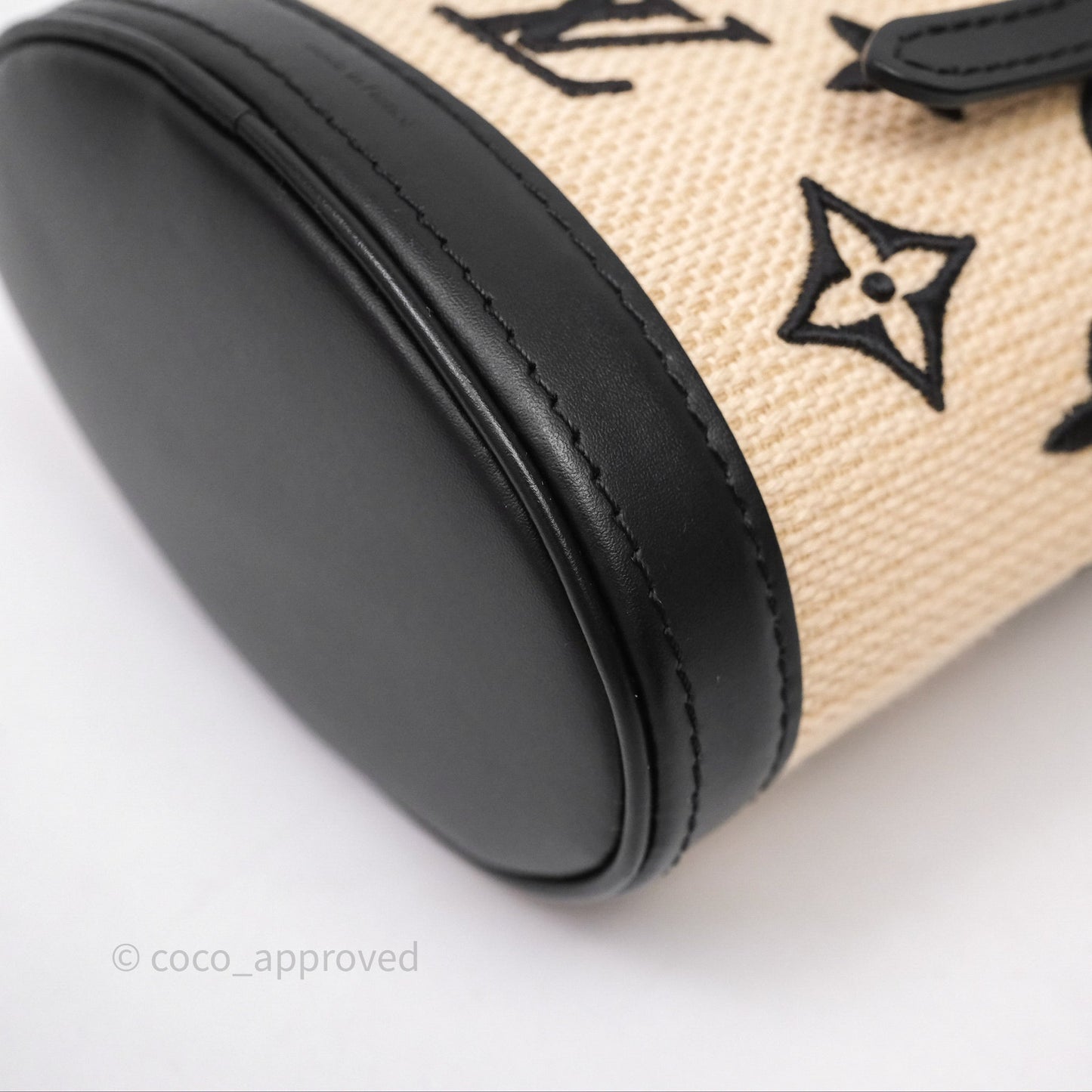 Louis Vuitton Nano By The Pool Bucket Bag Monogram Black