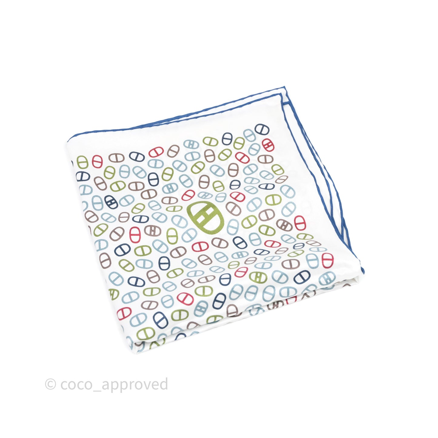 Hermes Maillons Dechaines Silk Scarf 45