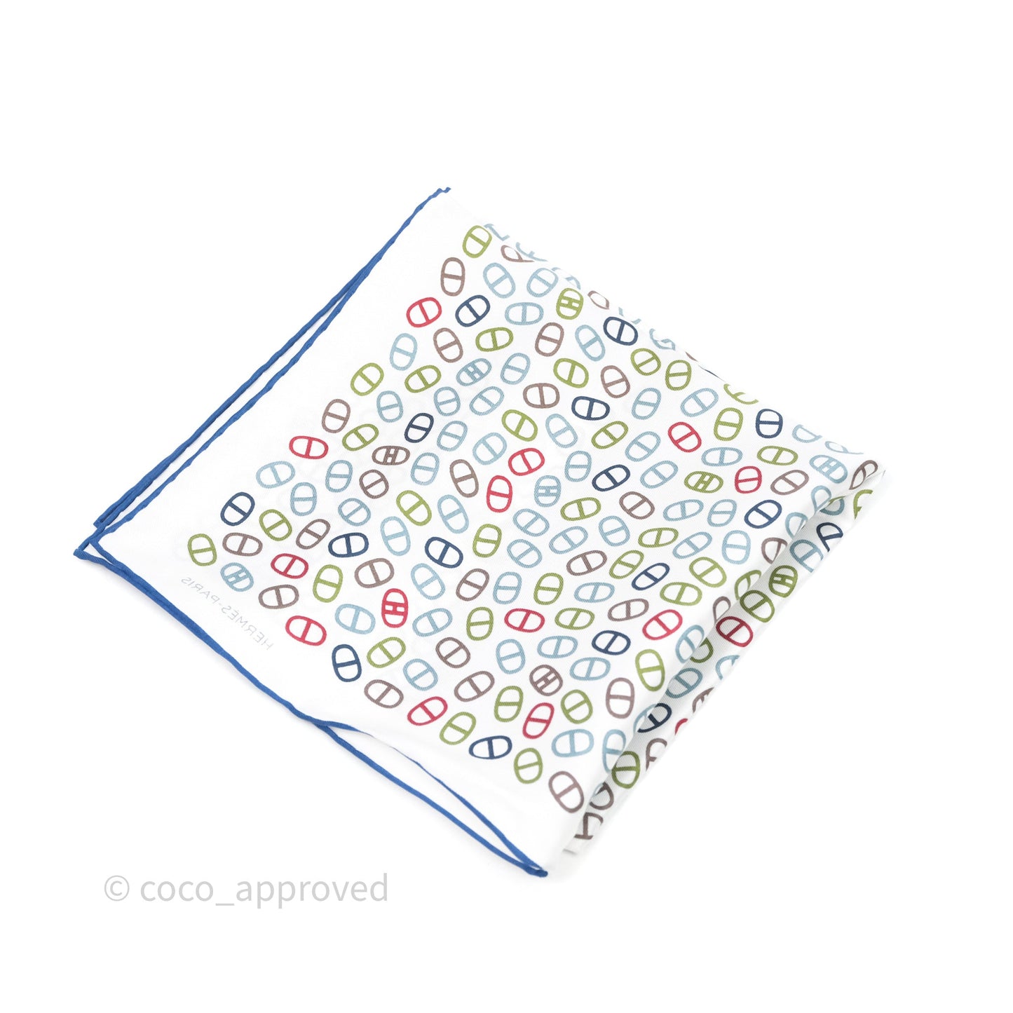Hermes Maillons Dechaines Silk Scarf 45