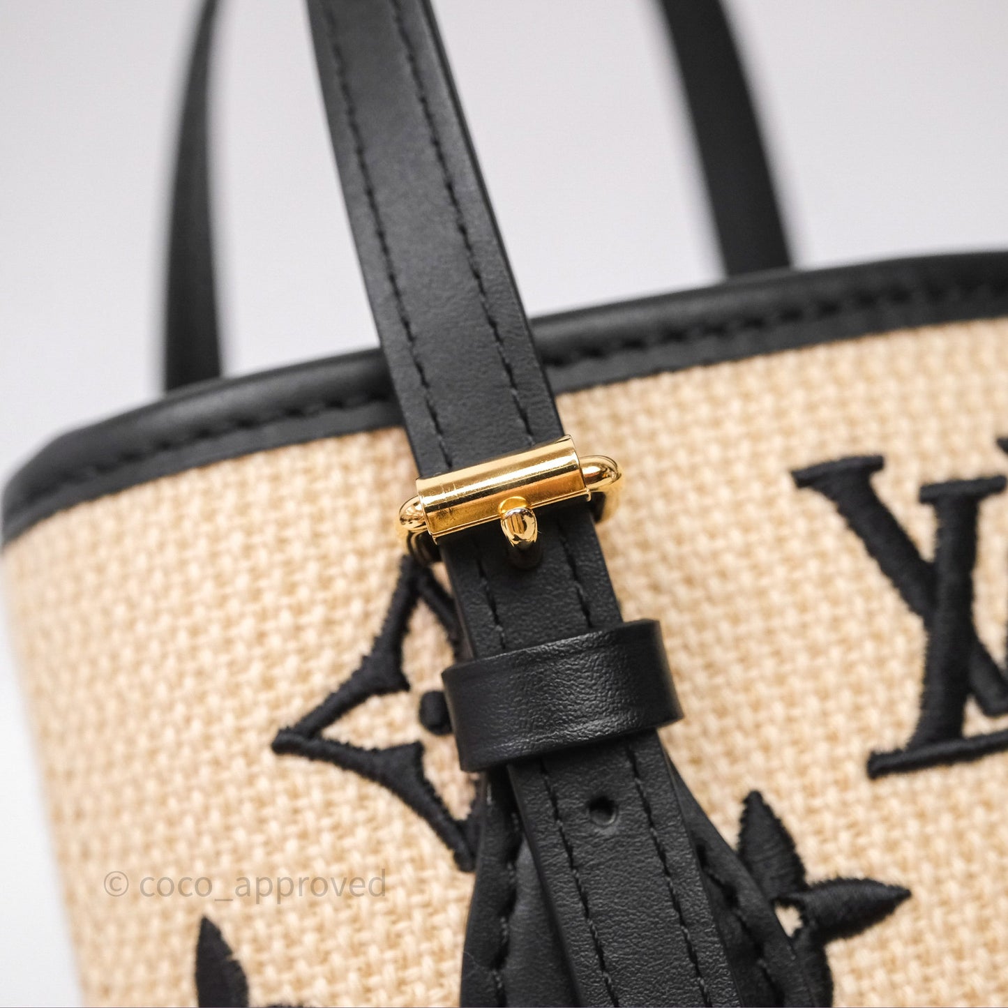 Louis Vuitton Nano By The Pool Bucket Bag Monogram Black