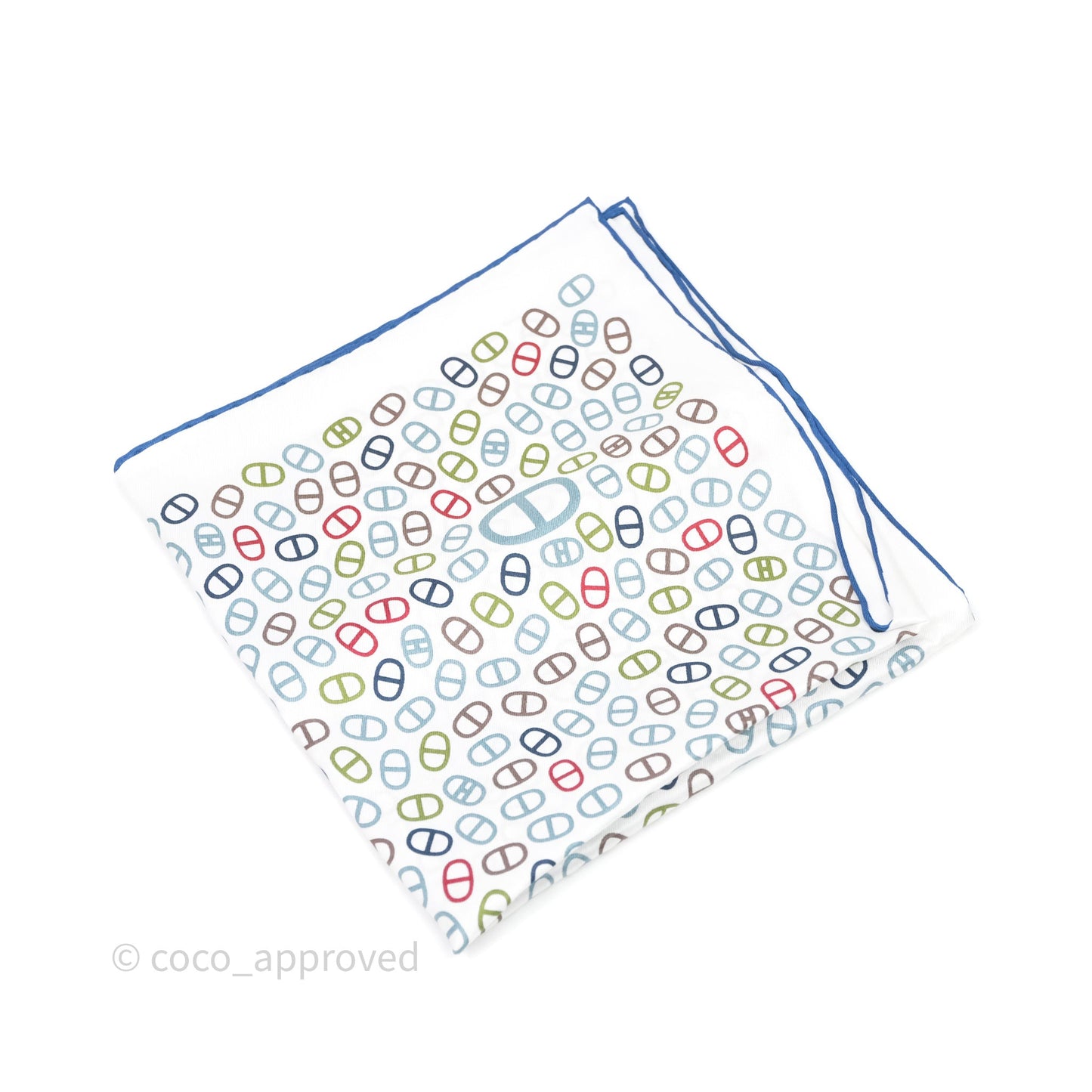 Hermes Maillons Dechaines Silk Scarf 45