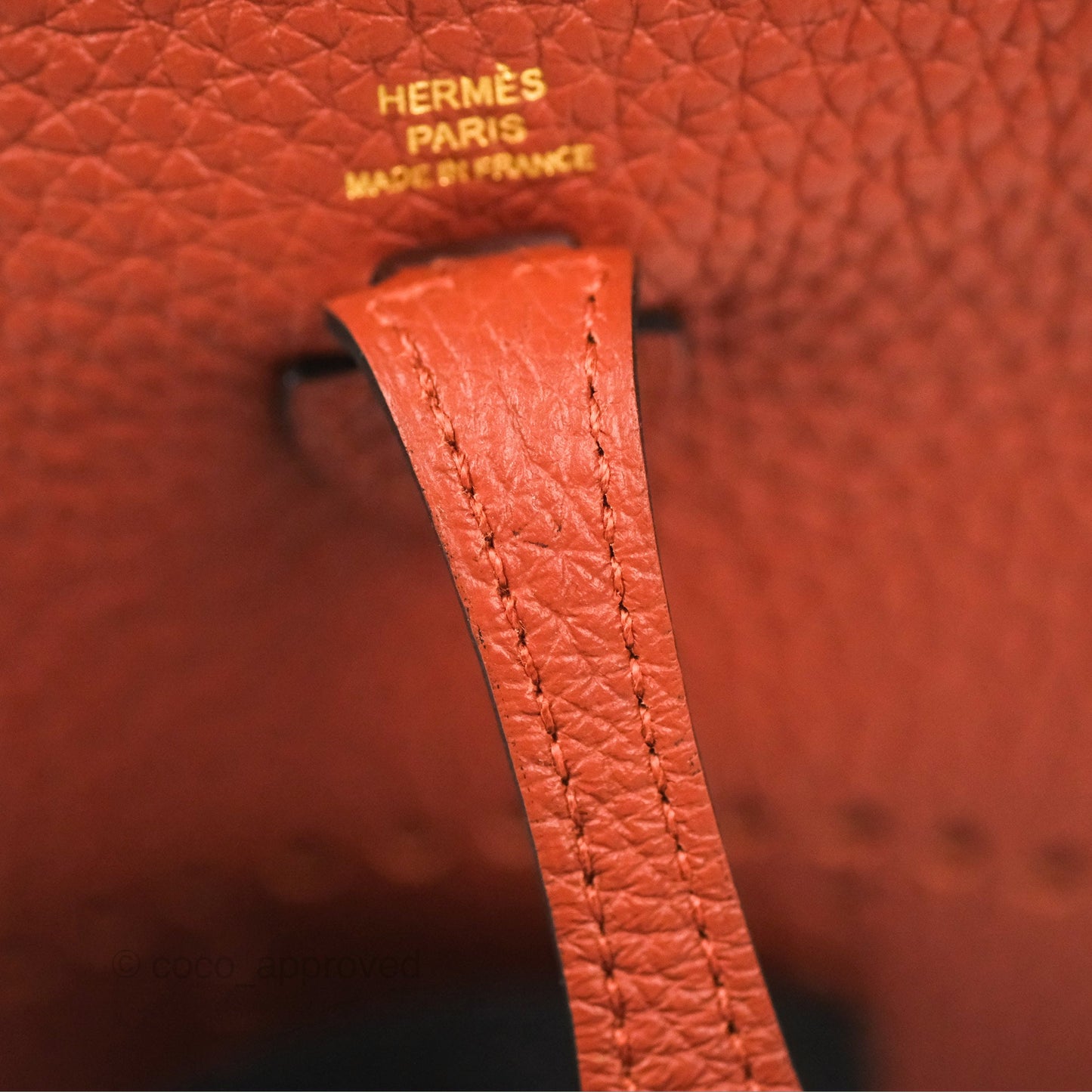 Hermès Mini Evelyne 16 Cuivre Clemence Gold Hardware