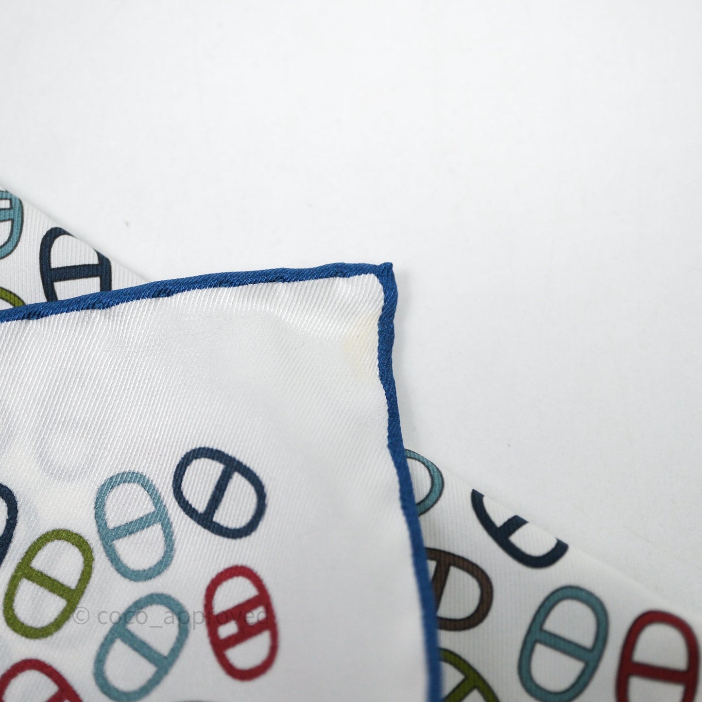 Hermes Maillons Dechaines Silk Scarf 45