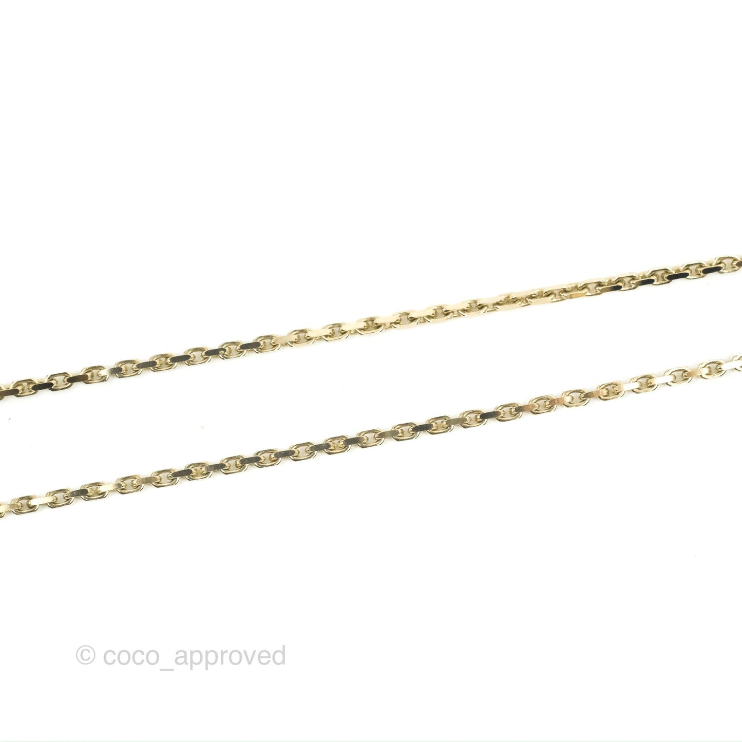 Chanel Crystal CHANEL Logo Necklace Gold Tone 22S