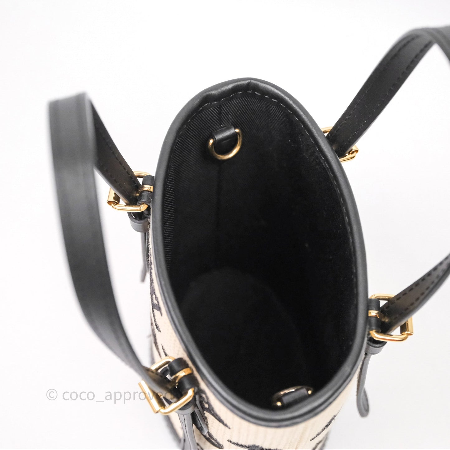 Louis Vuitton Nano By The Pool Bucket Bag Monogram Black