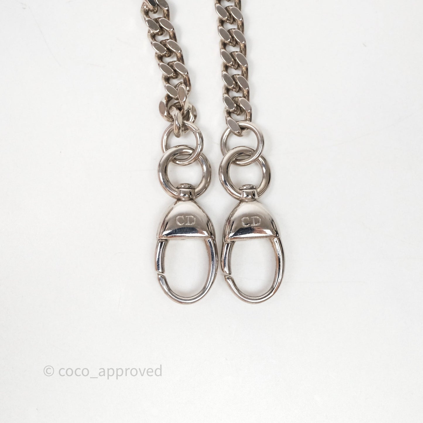 Christian Dior Mini Lady Dior Metallic Silver Nubuck Silver Hardware