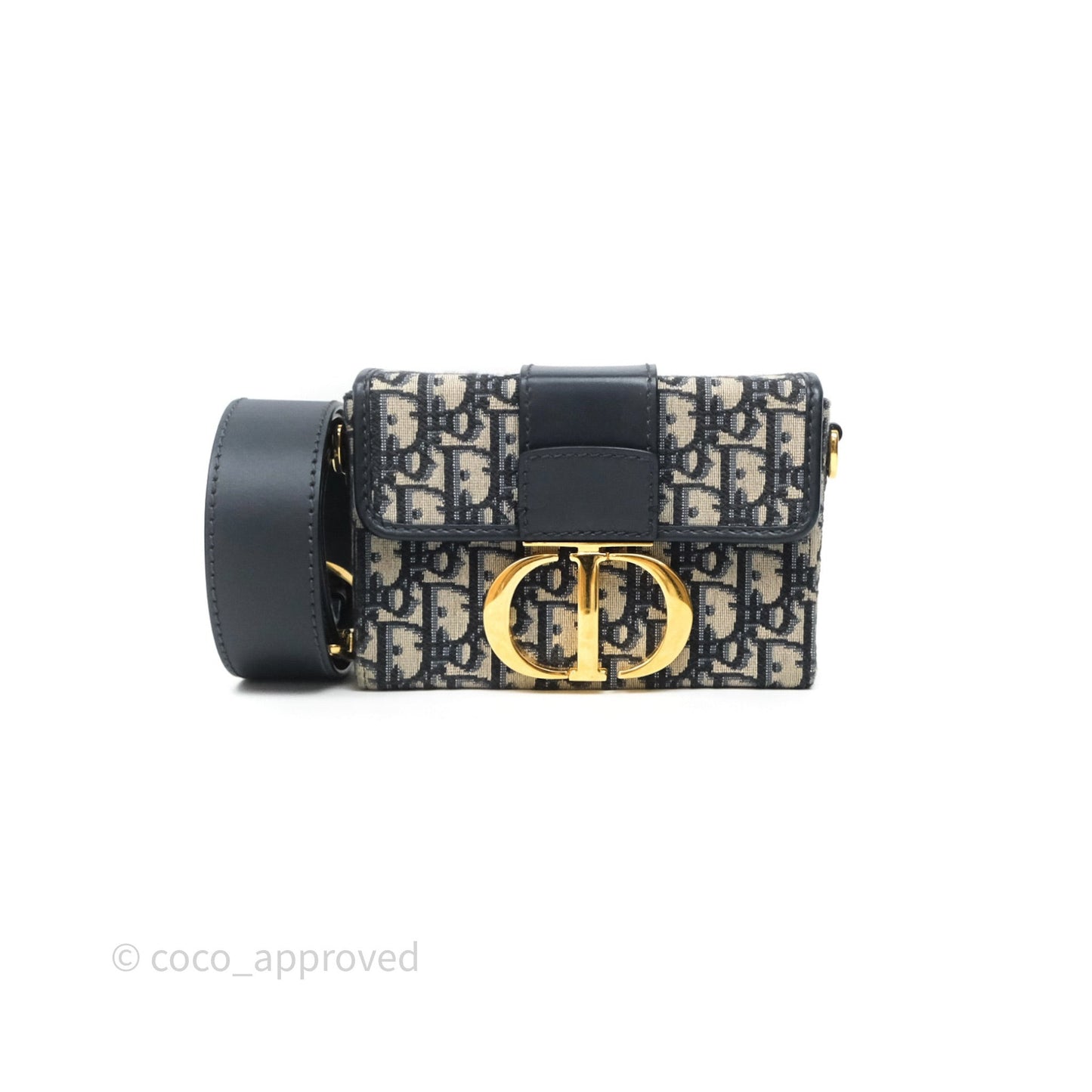 Christian Dior 30 Montaigne Oblique Jacquard Box Bag