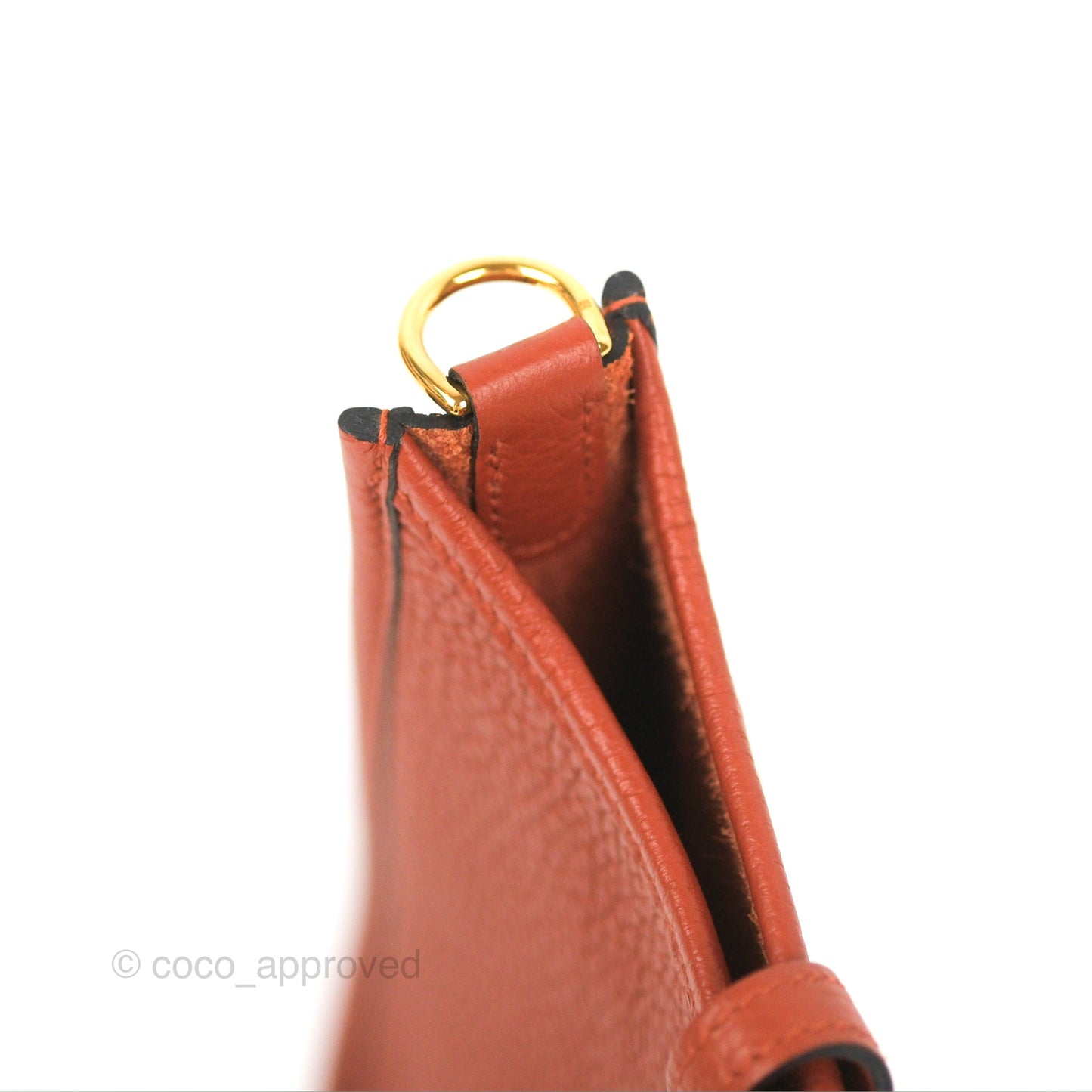 Hermès Mini Evelyne 16 Cuivre Clemence Gold Hardware