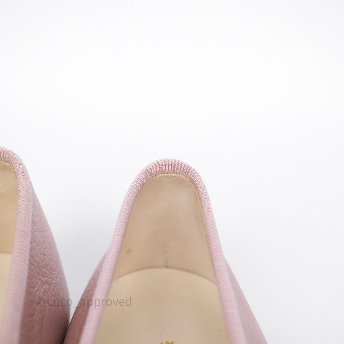 Chanel Ballerina Flats Lilac Pink/ Black Size 36