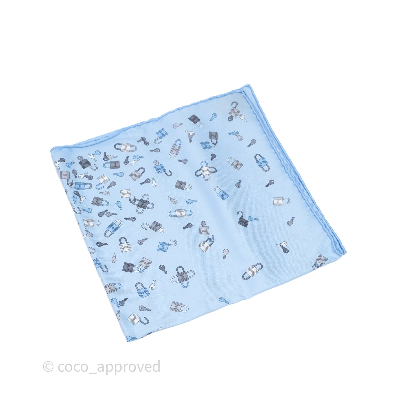 Hermes N'Oublie Pas Tes Cles Silk Scarf 45