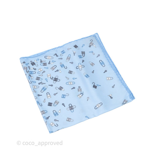 Hermes N'Oublie Pas Tes Cles Silk Scarf 45