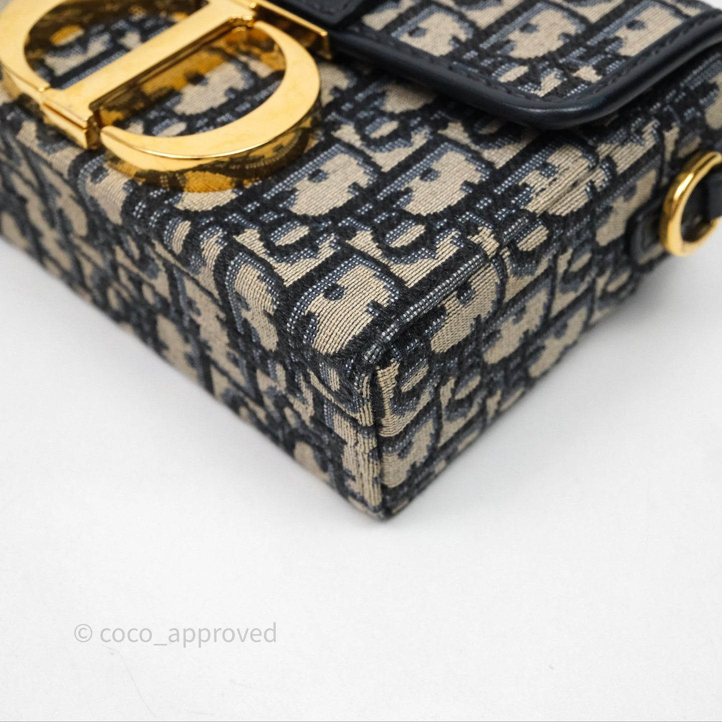 Christian Dior 30 Montaigne Oblique Jacquard Box Bag