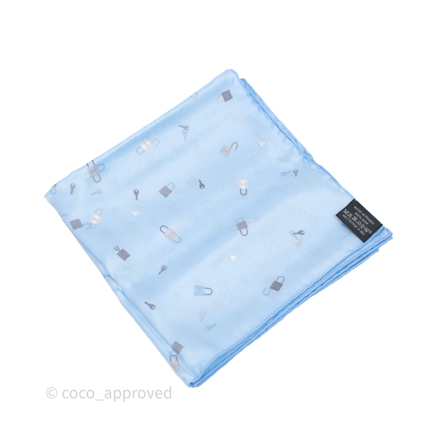 Hermes N'Oublie Pas Tes Cles Silk Scarf 45