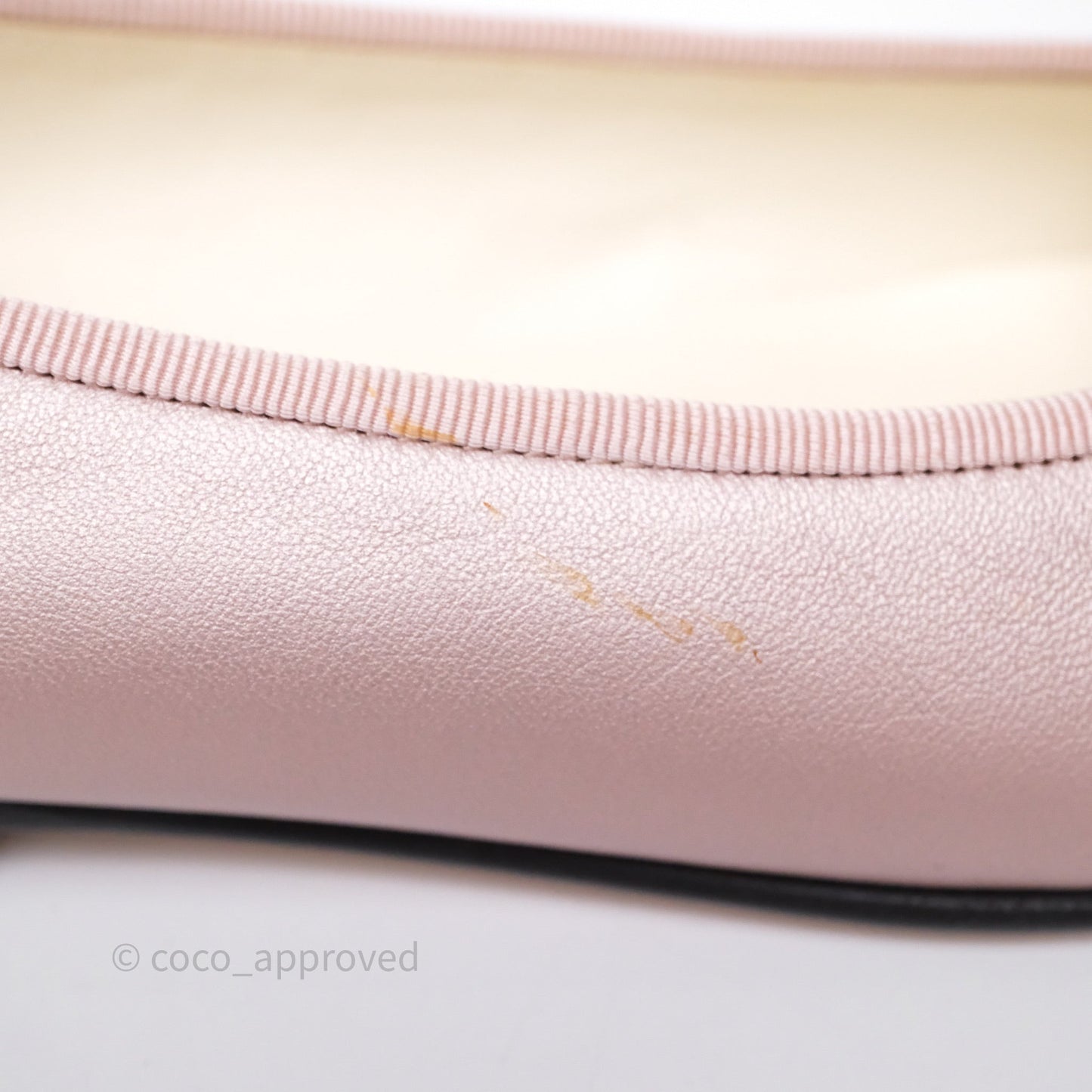 Chanel Ballerina Flats Lilac Pink/ Black Size 36