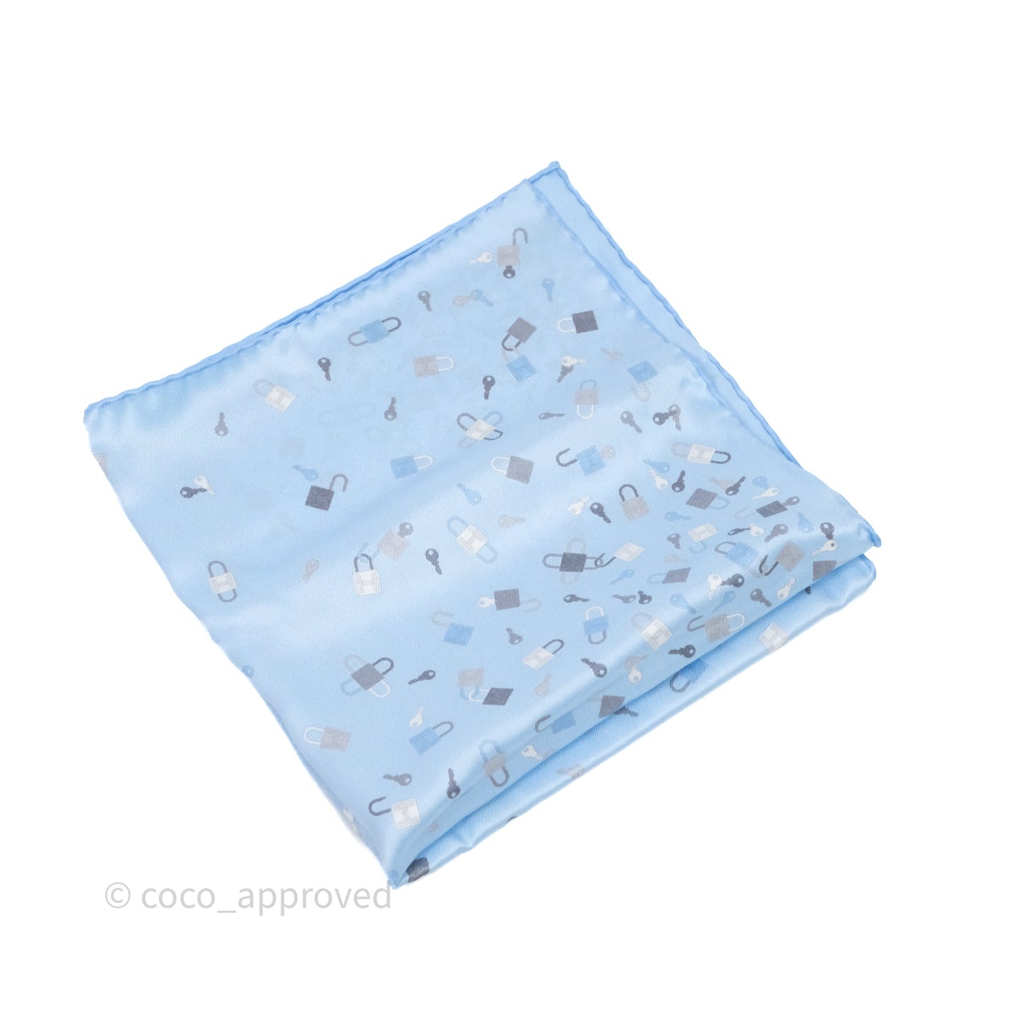 Hermes N'Oublie Pas Tes Cles Silk Scarf 45