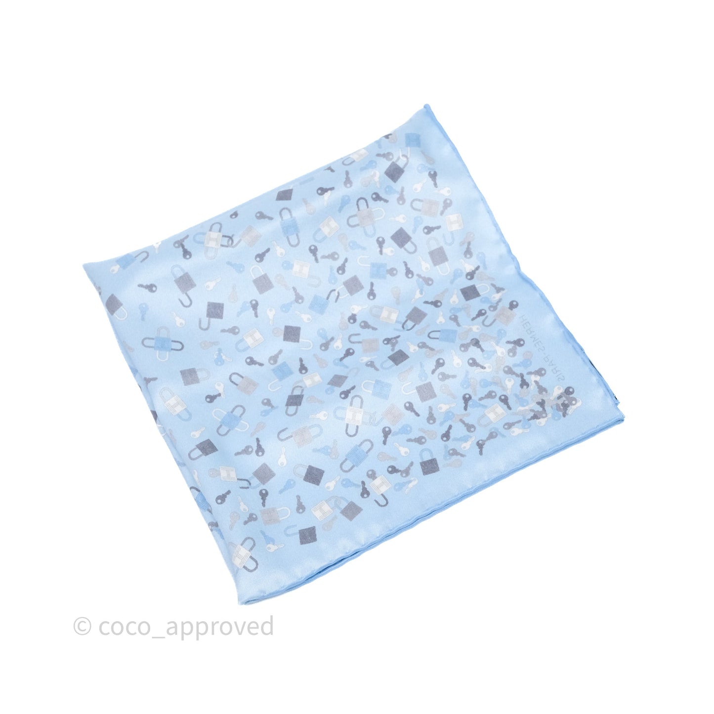 Hermes N'Oublie Pas Tes Cles Silk Scarf 45