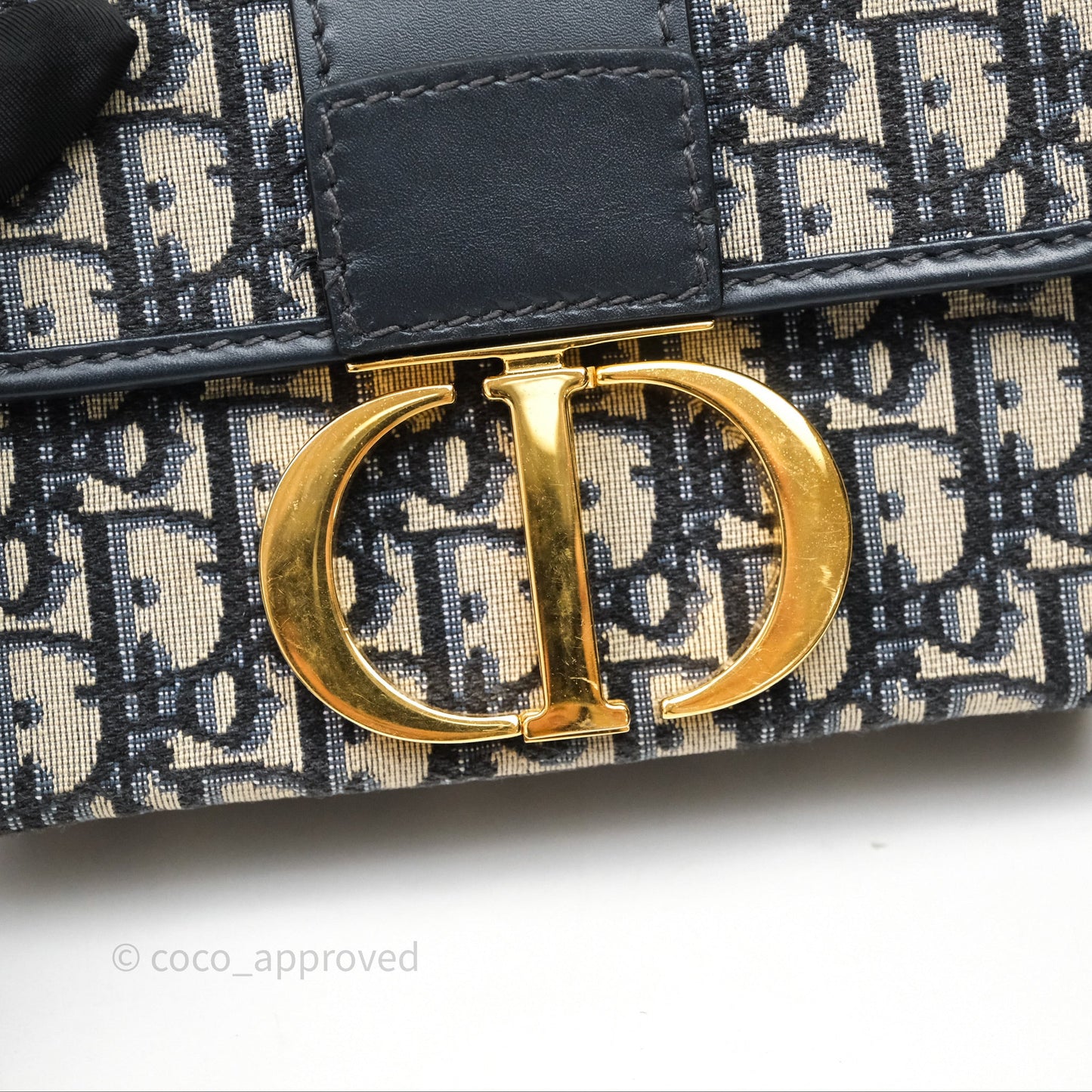 Christian Dior 30 Montaigne Oblique Jacquard Box Bag