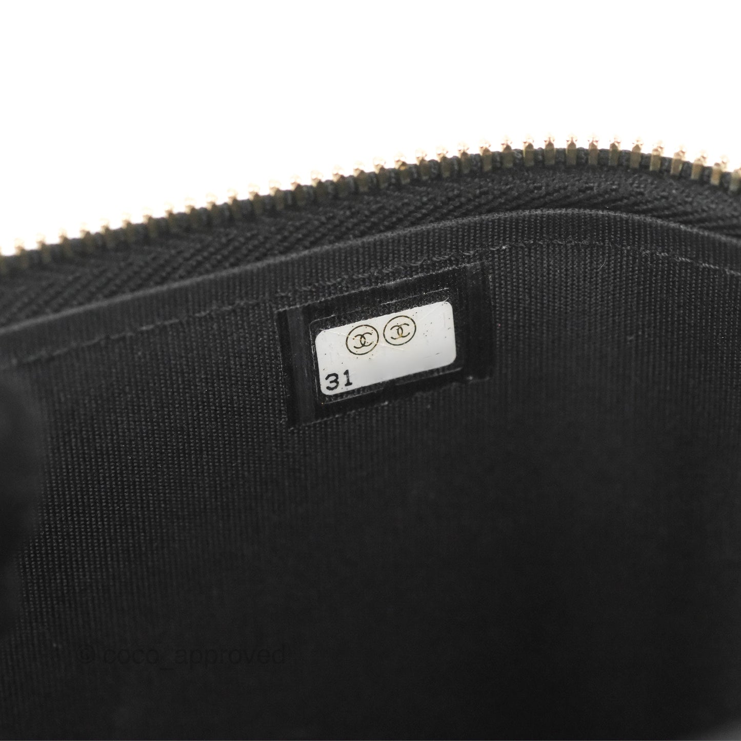 Chanel Vanity Rectangular Top Handle Black Lambskin Gold Hardware
