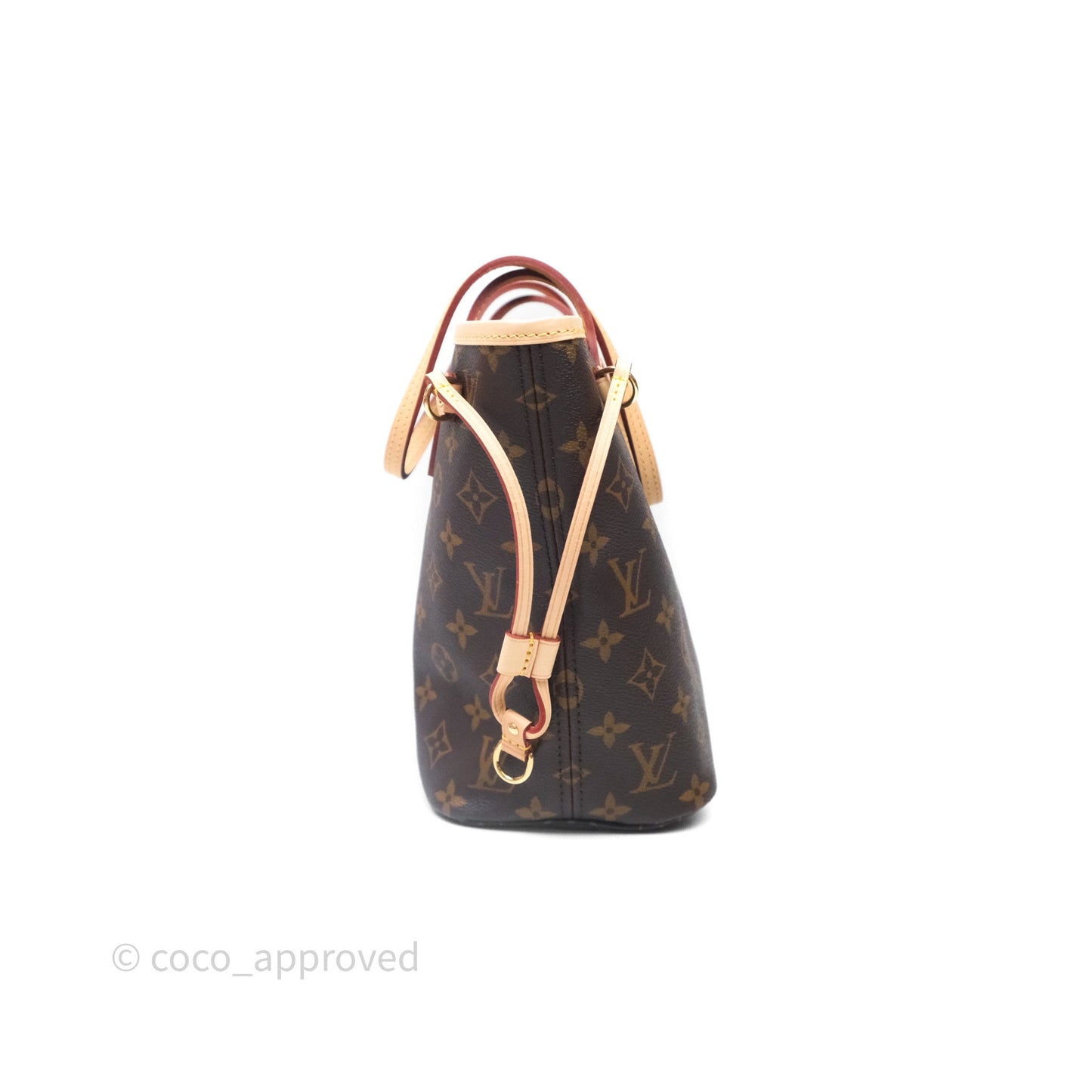 Louis Vuitton Neverfull PM Tote Bag Monogram Canvas Fuchsia