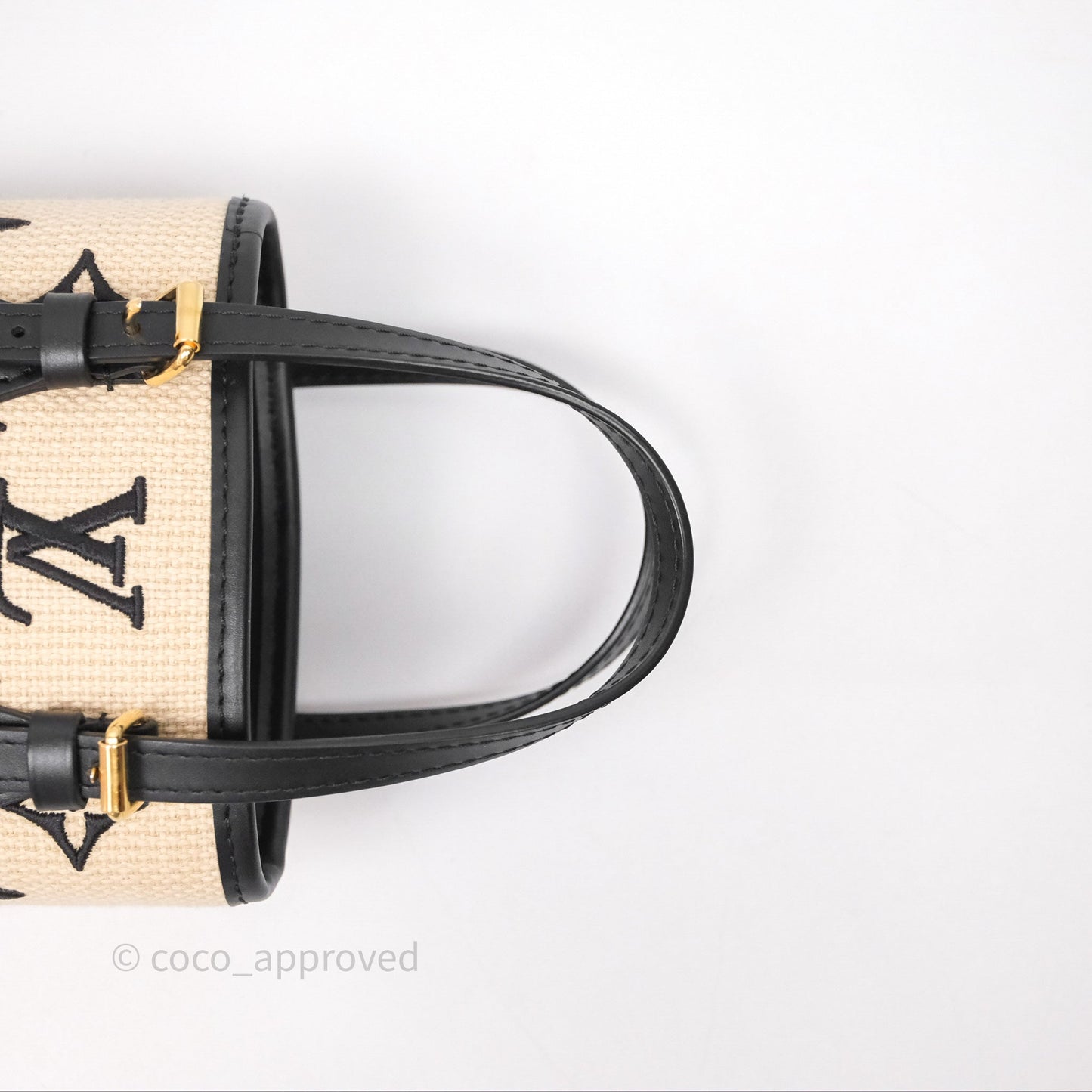 Louis Vuitton Nano By The Pool Bucket Bag Monogram Black