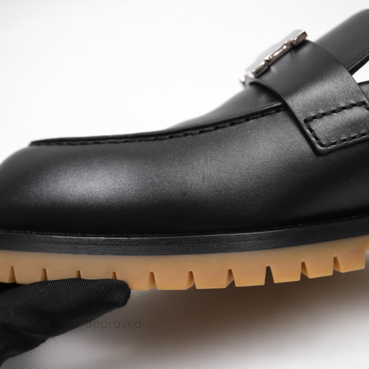 Hermès Faubourg Loafer Palladium H Buckle Size 40